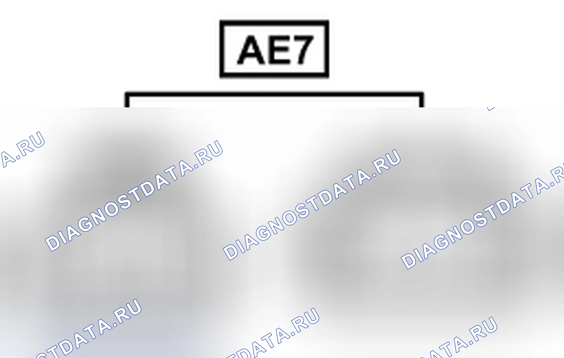 Рис. 673: Вид с торца линейного соединителя (AE7). Toyota Camry XV40