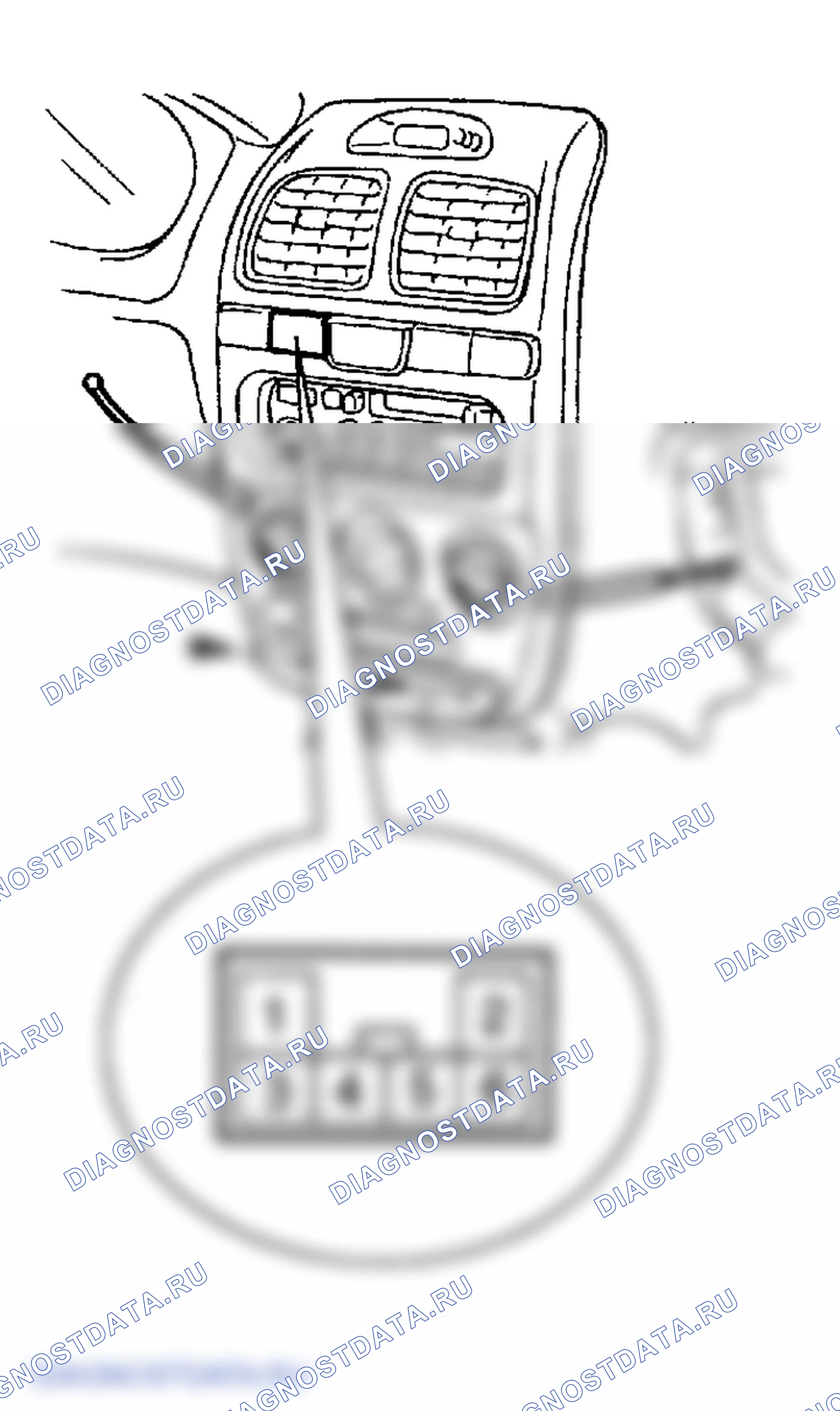 Рис. 9: ПРОВЕРКА обогрева стёкол. Hyundai Accent II рестайлинг