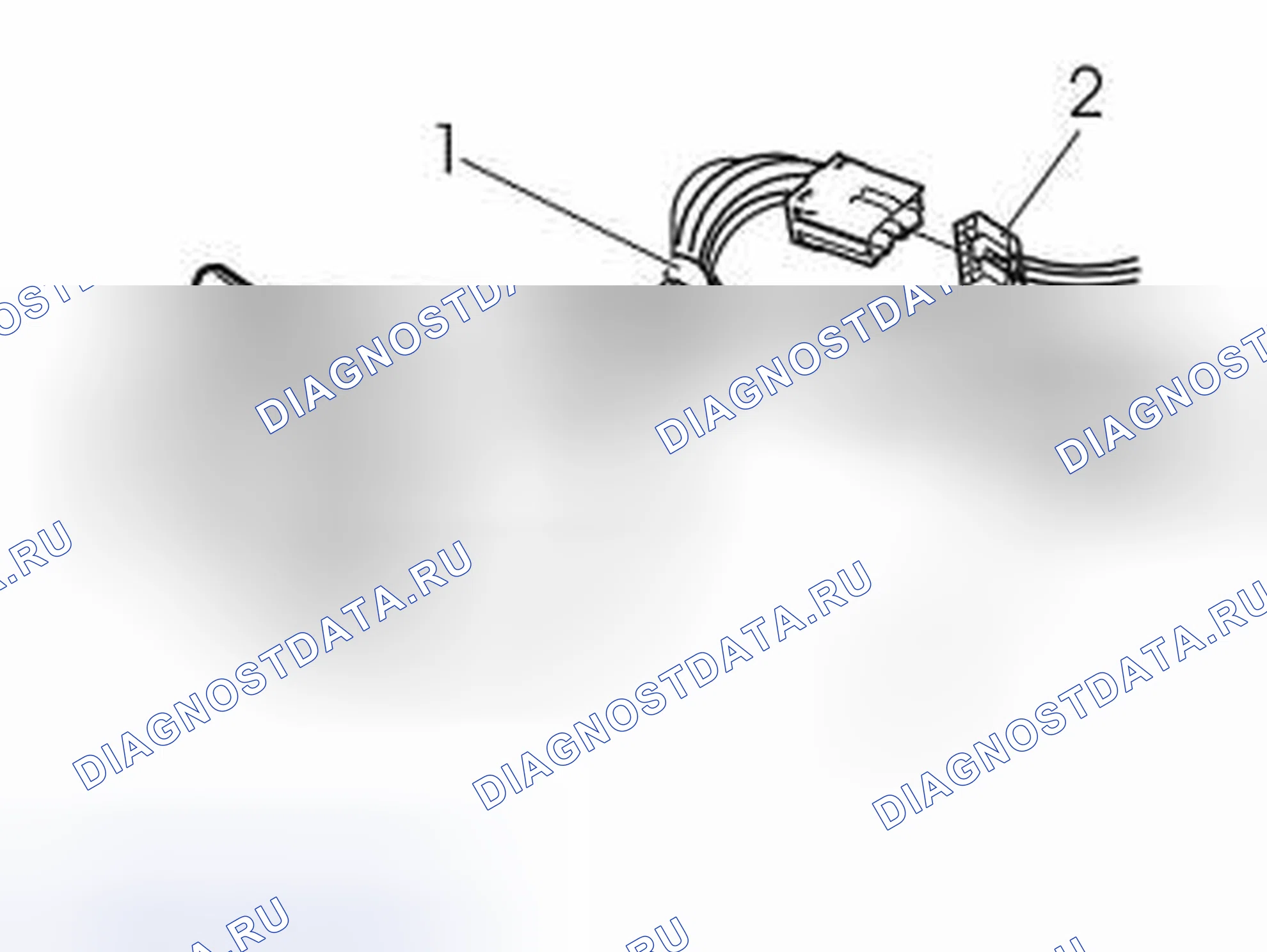 Рис. 377: Прокладка кабеля. Volvo V70 II