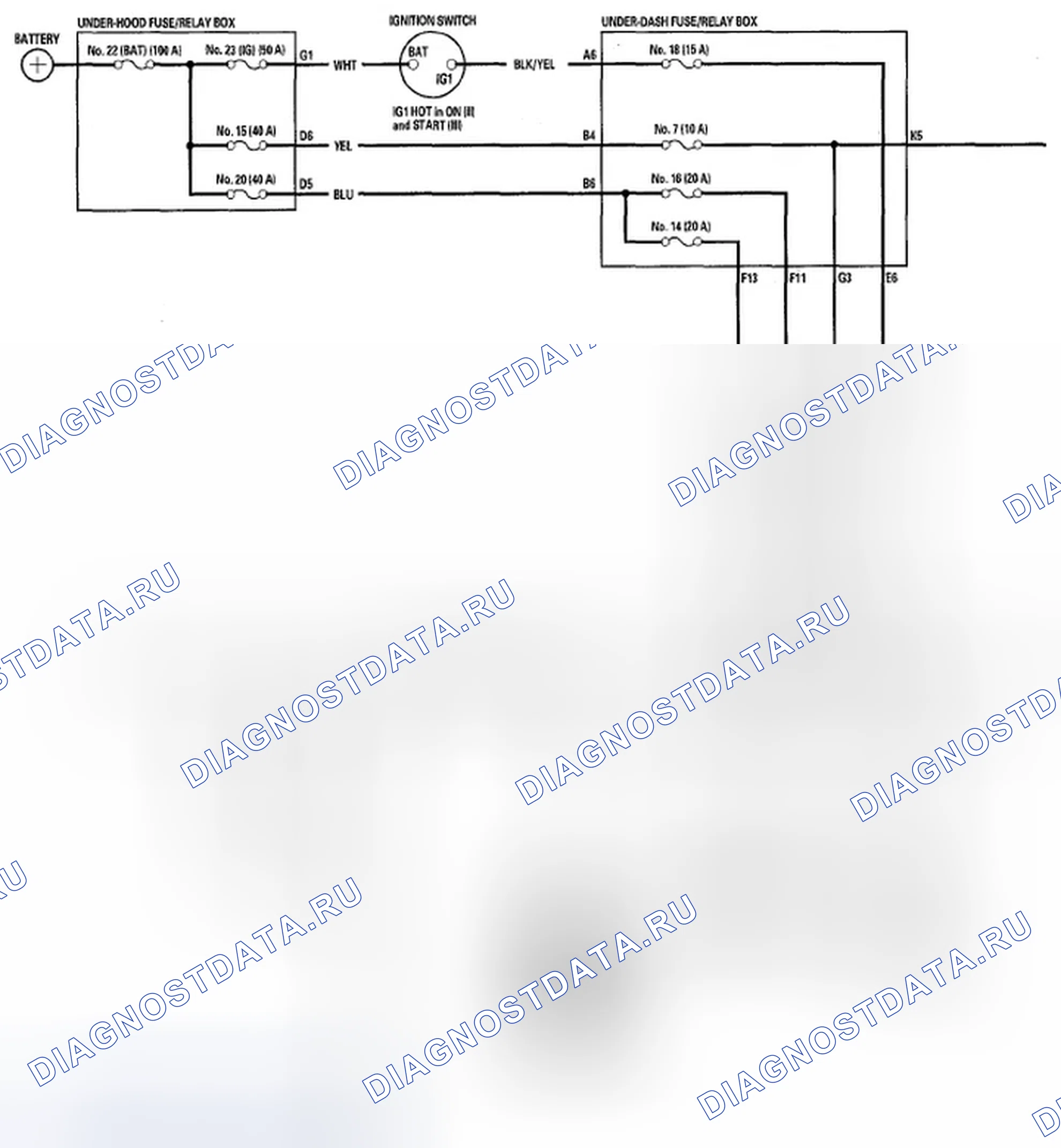 Рис. 3: Принципиальная схема. Acura TSX I