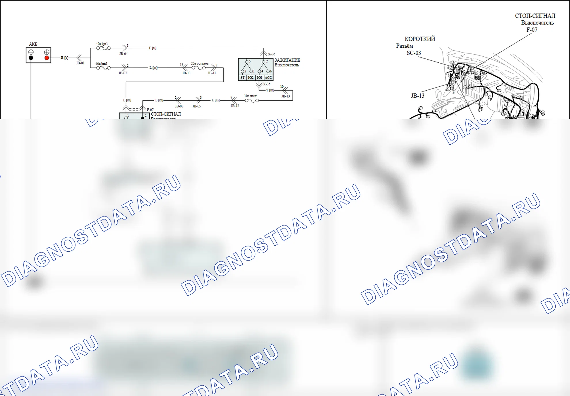 P0504: Корреляция A/B тормозного переключателя. Kia Sorento BL