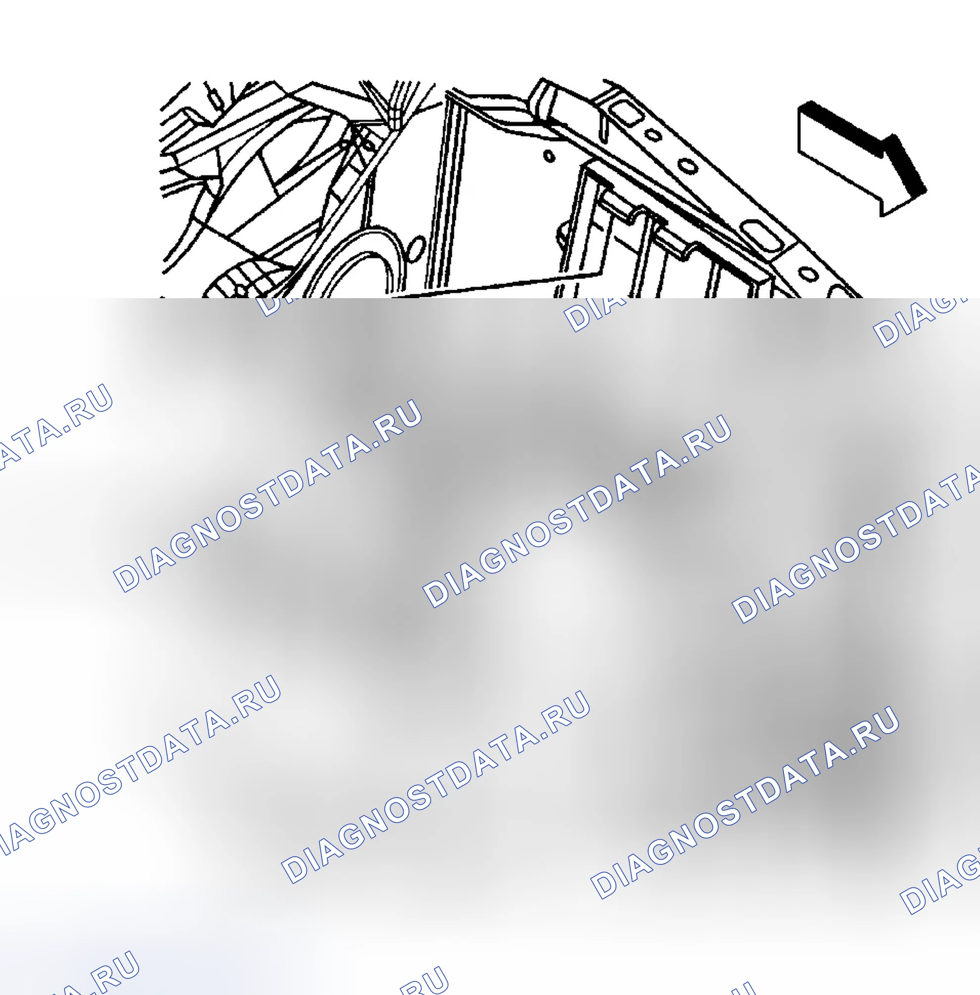 Рис. 2: МОДУЛЬ УПРАВЛЕНИЯ ТРАНСМИССИЕЙ. Chevrolet Chevy Express H2500 
