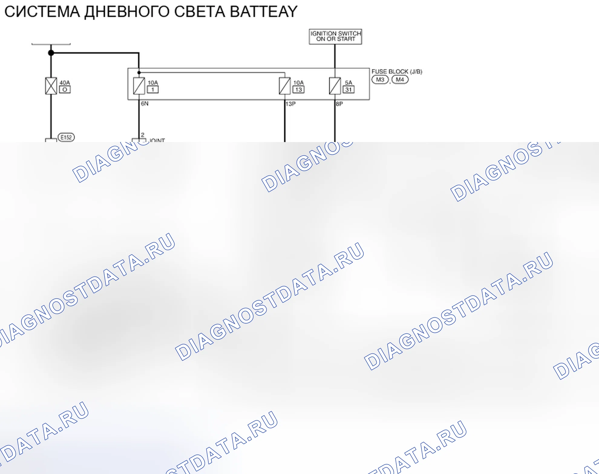 Рис. 146: электросхема. Nissan Pathfinder IV рестайлинг