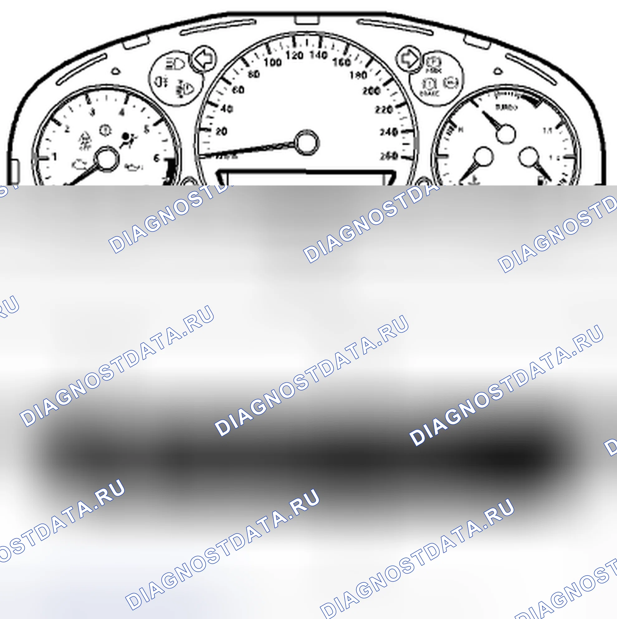 Рис. 381: Информационный дисплей (MIU). Kia Picanto III