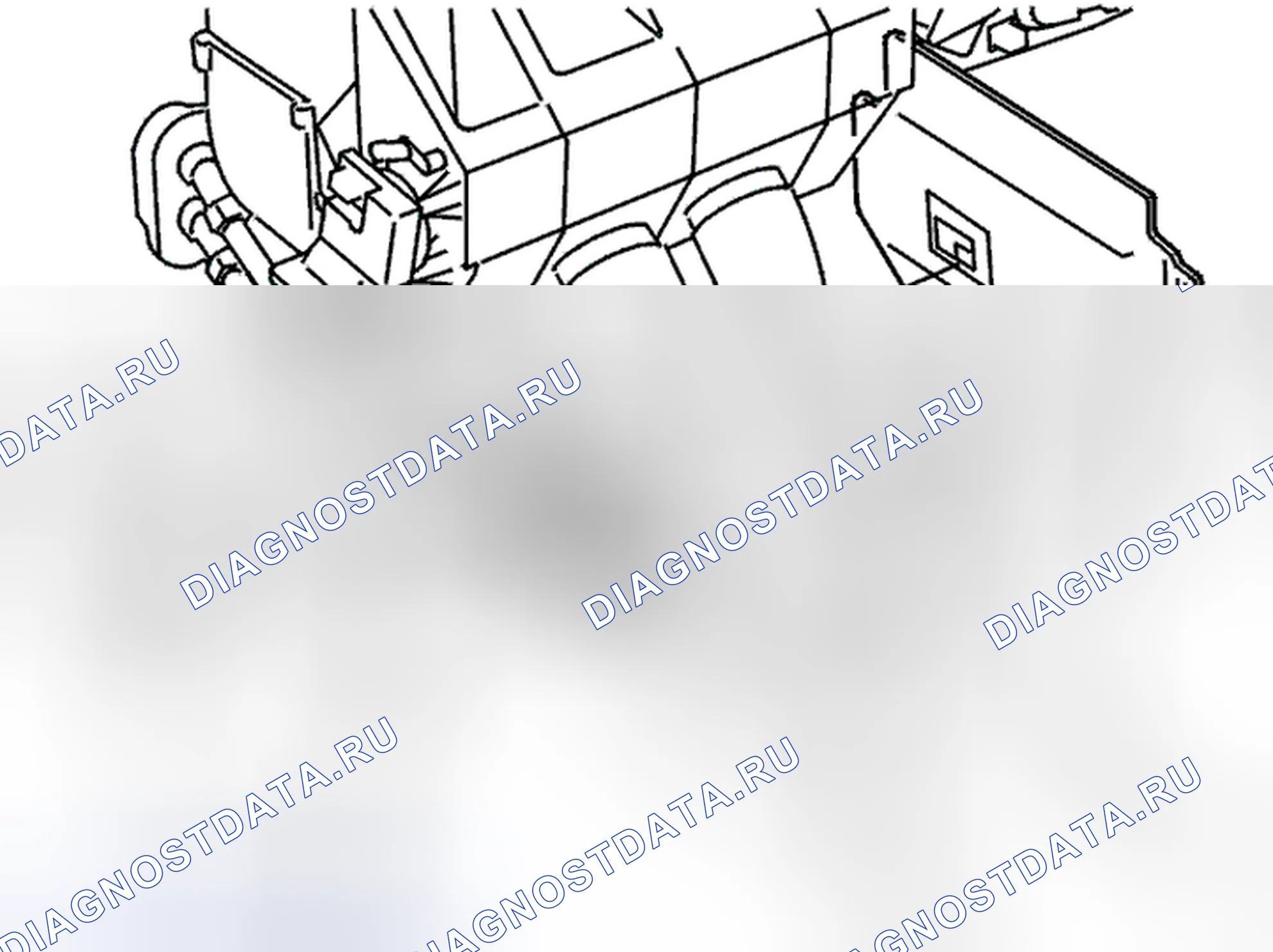 Рис. 641: Проверка дренажа. Volvo C70 I
