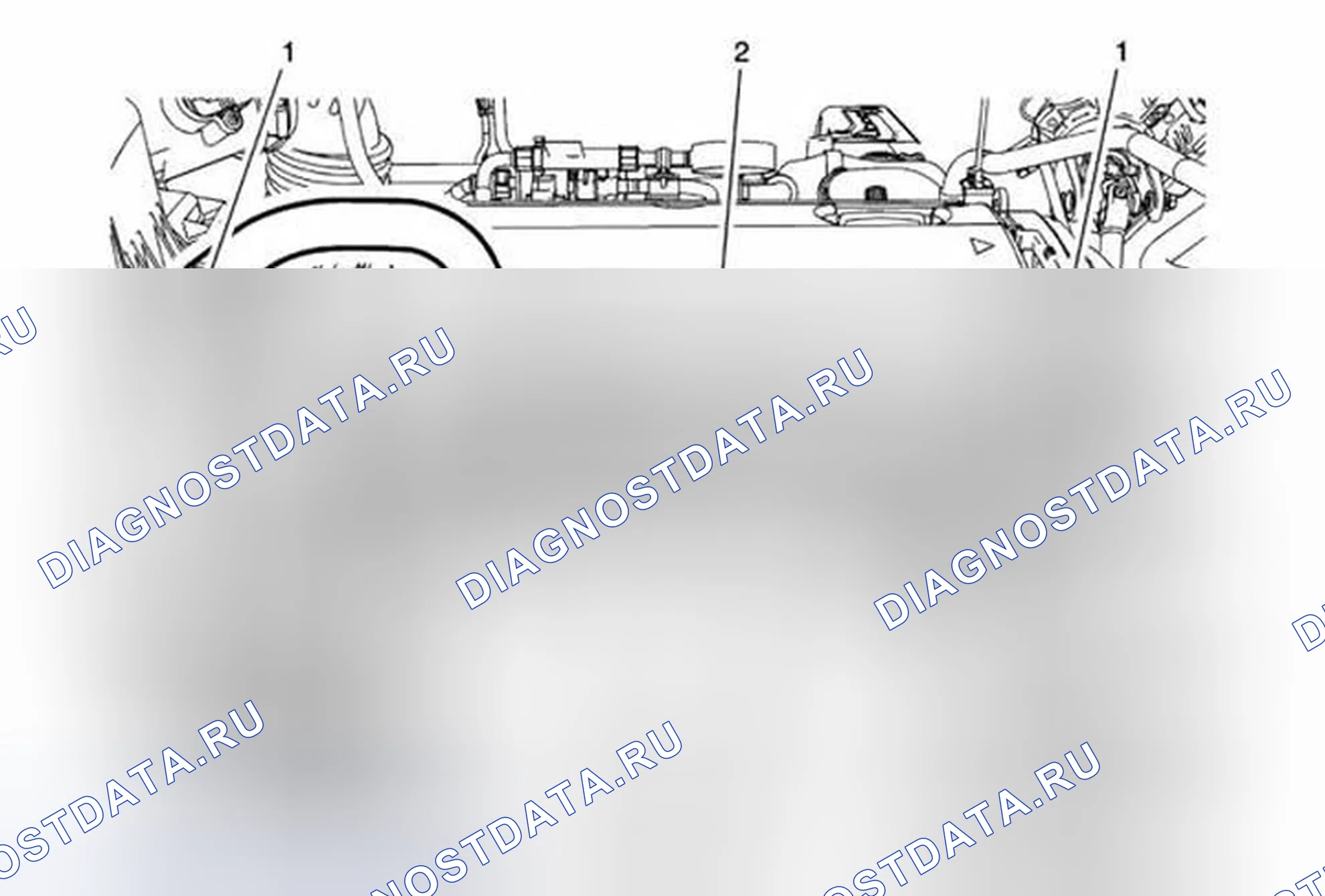 Рис. 14: Замена трубы насоса закачки вторичного воздуха. Chevrolet Sonic I
