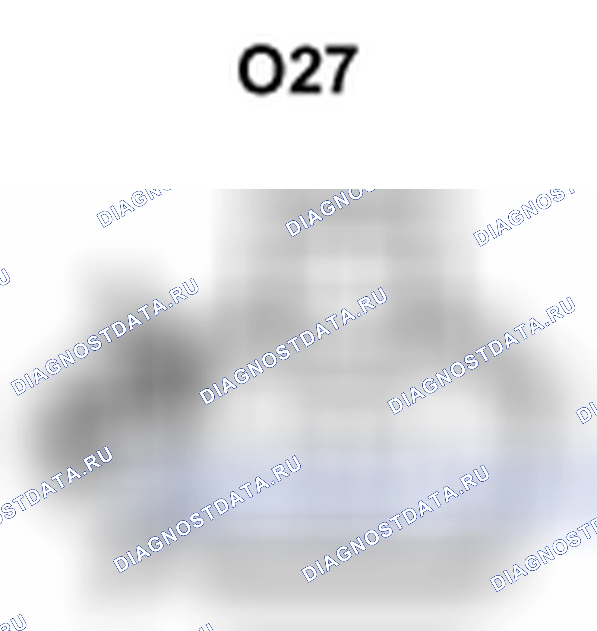 Рис. 574: Вид с торца разъема громкоговорителя (правый задний) (O27). Toyota Camry XV40