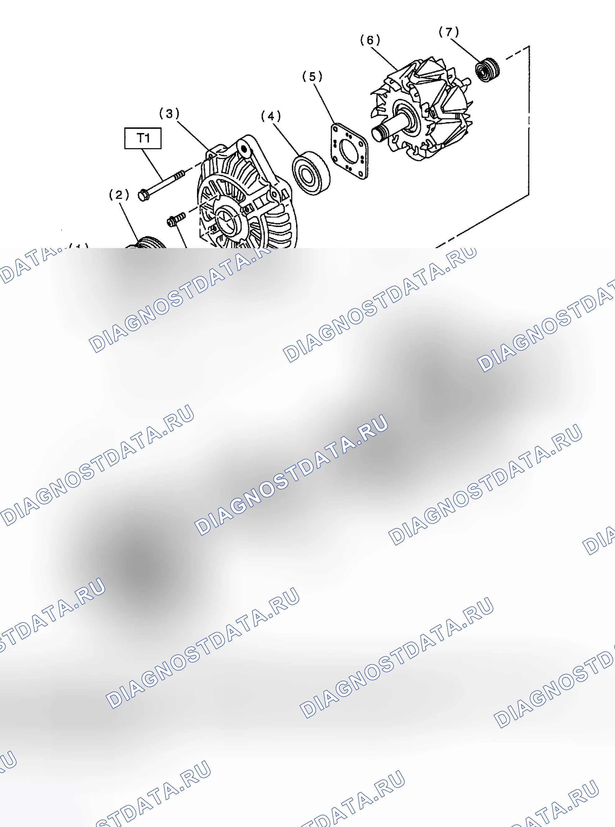 Рис. 3: РАСПОЛОЖЕНИЕ КОМПОНЕНТОВ. Subaru Impreza WRX GD/GG рестайлинг