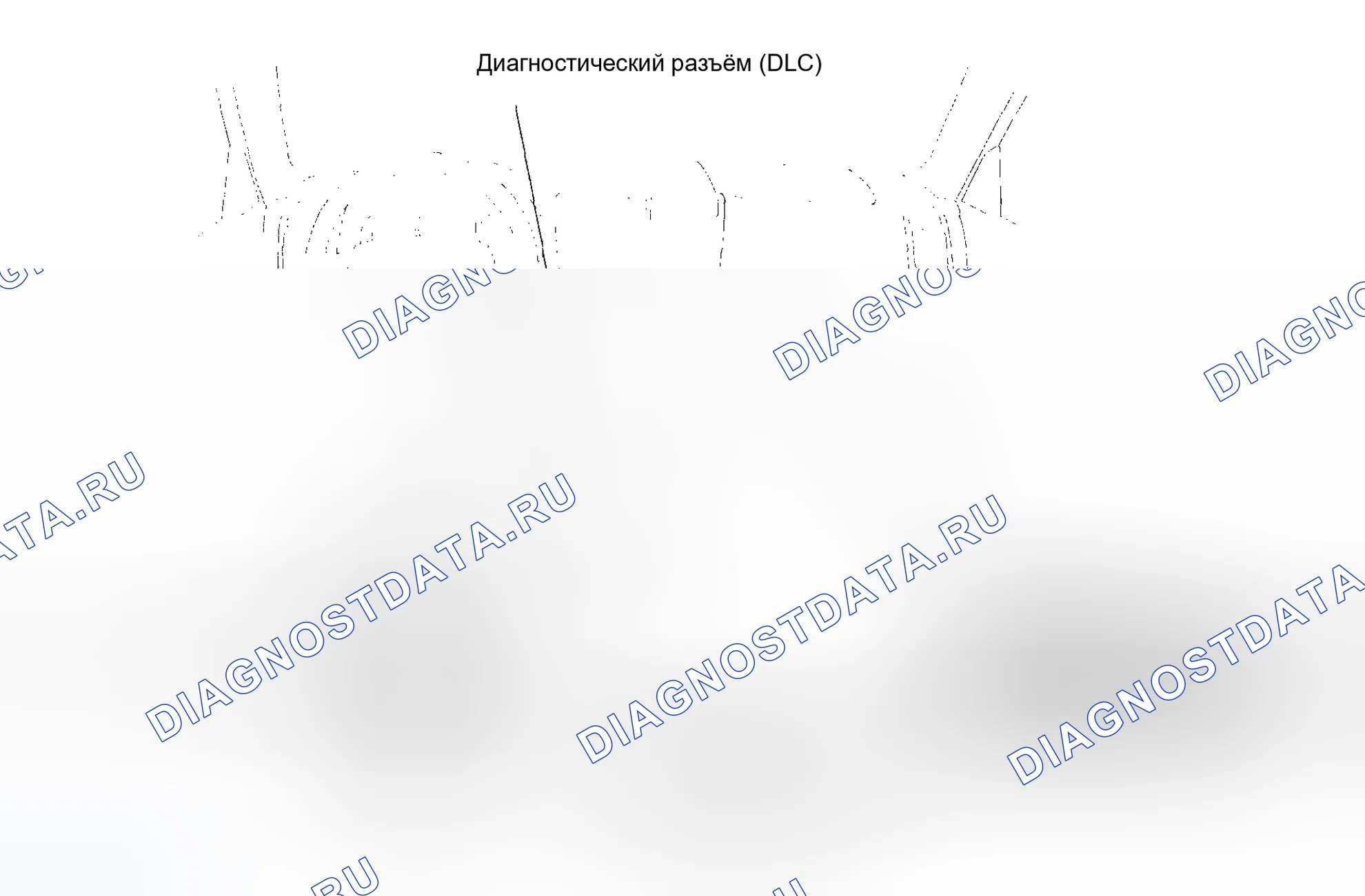 Рис. 1020: Расположение электронных элементов управления. Honda Civic VII рестайлинг