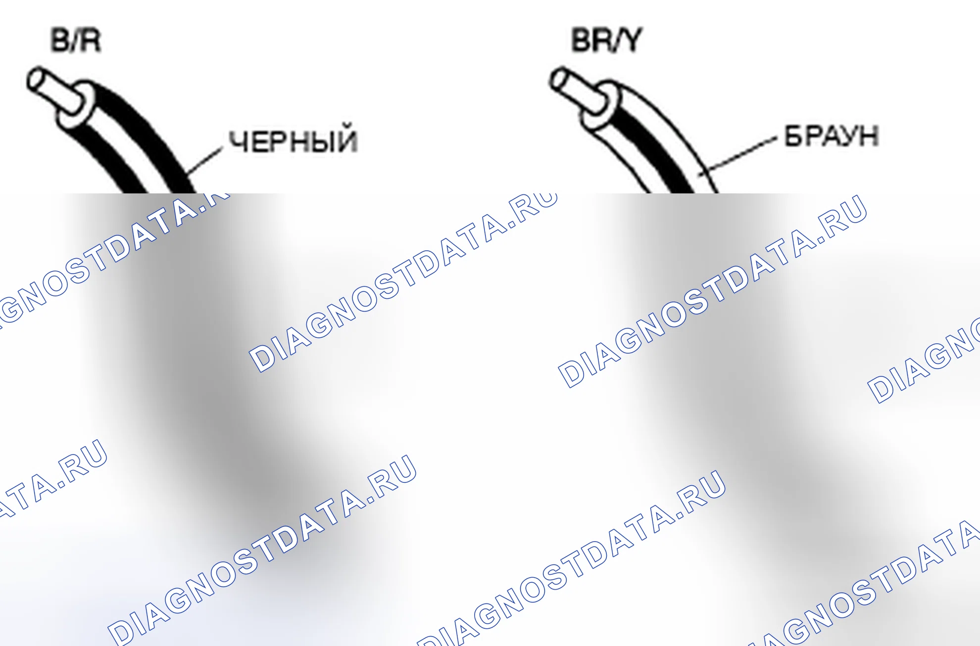 Рис. 19: Цветовые коды проводки. Mazda 5 I рестайлинг