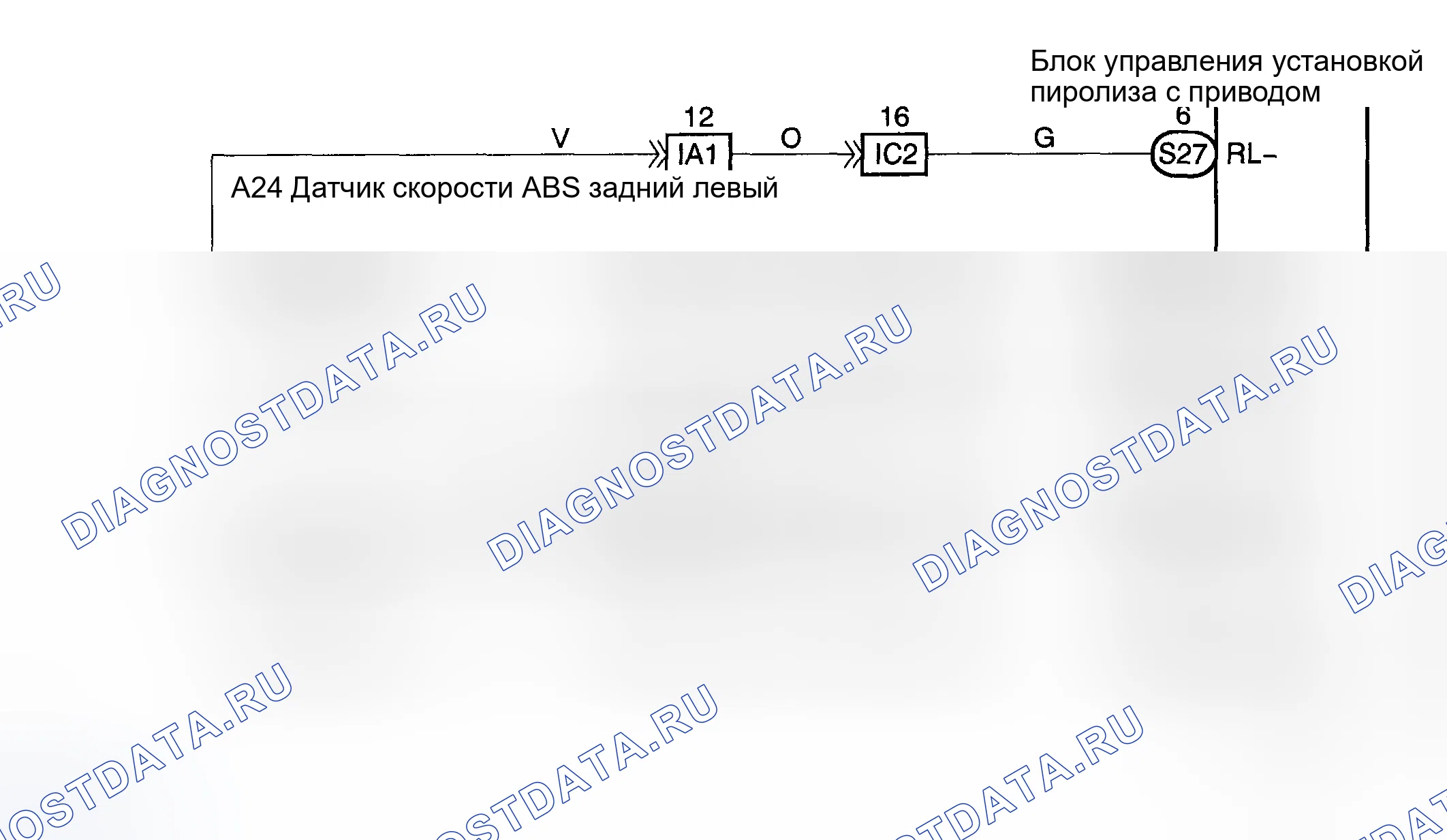 Рис. 34: электросхема. Toyota Highlander I рестайлинг