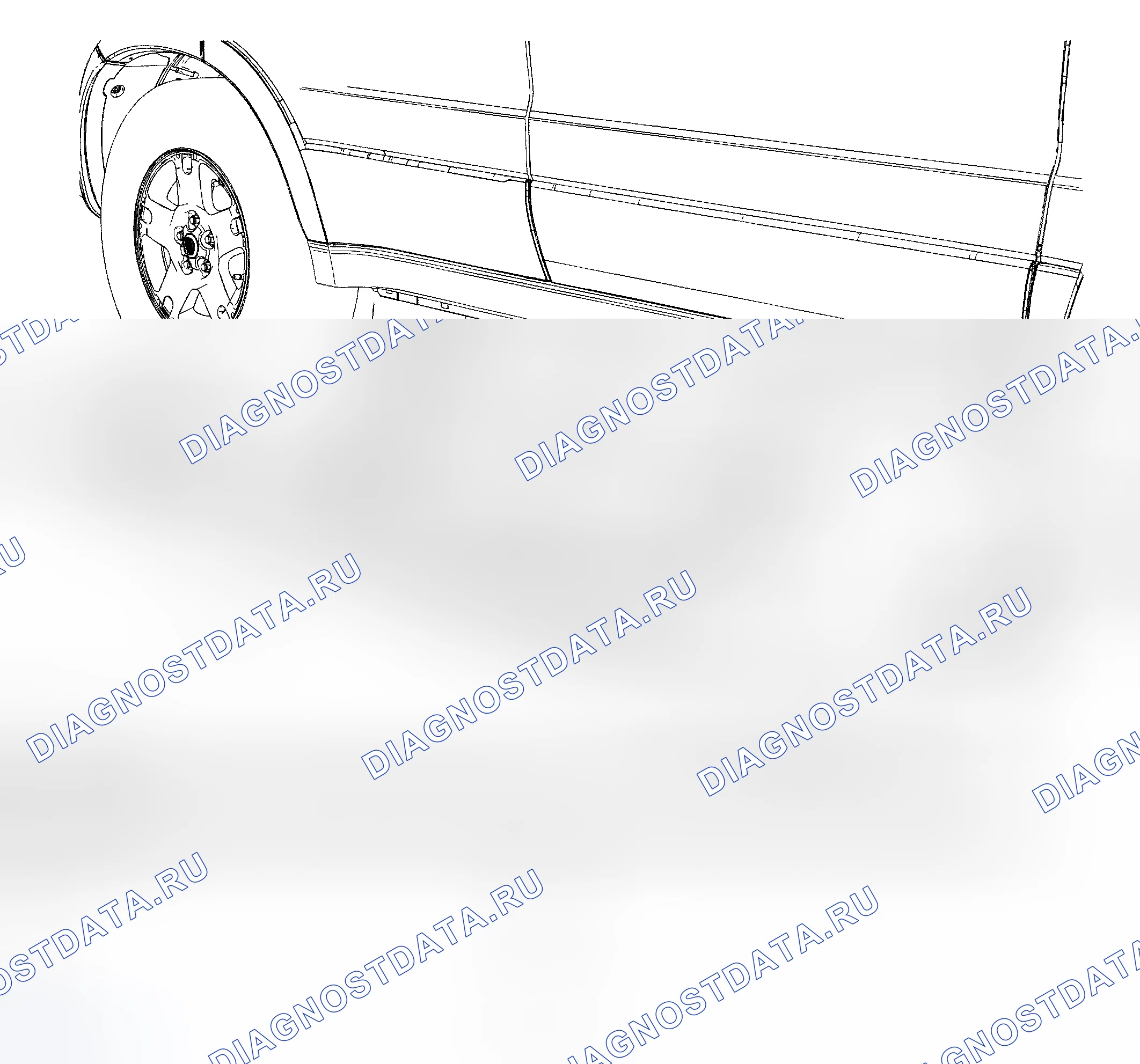 Рис. 17: Ходовая доска. Hyundai Matrix I