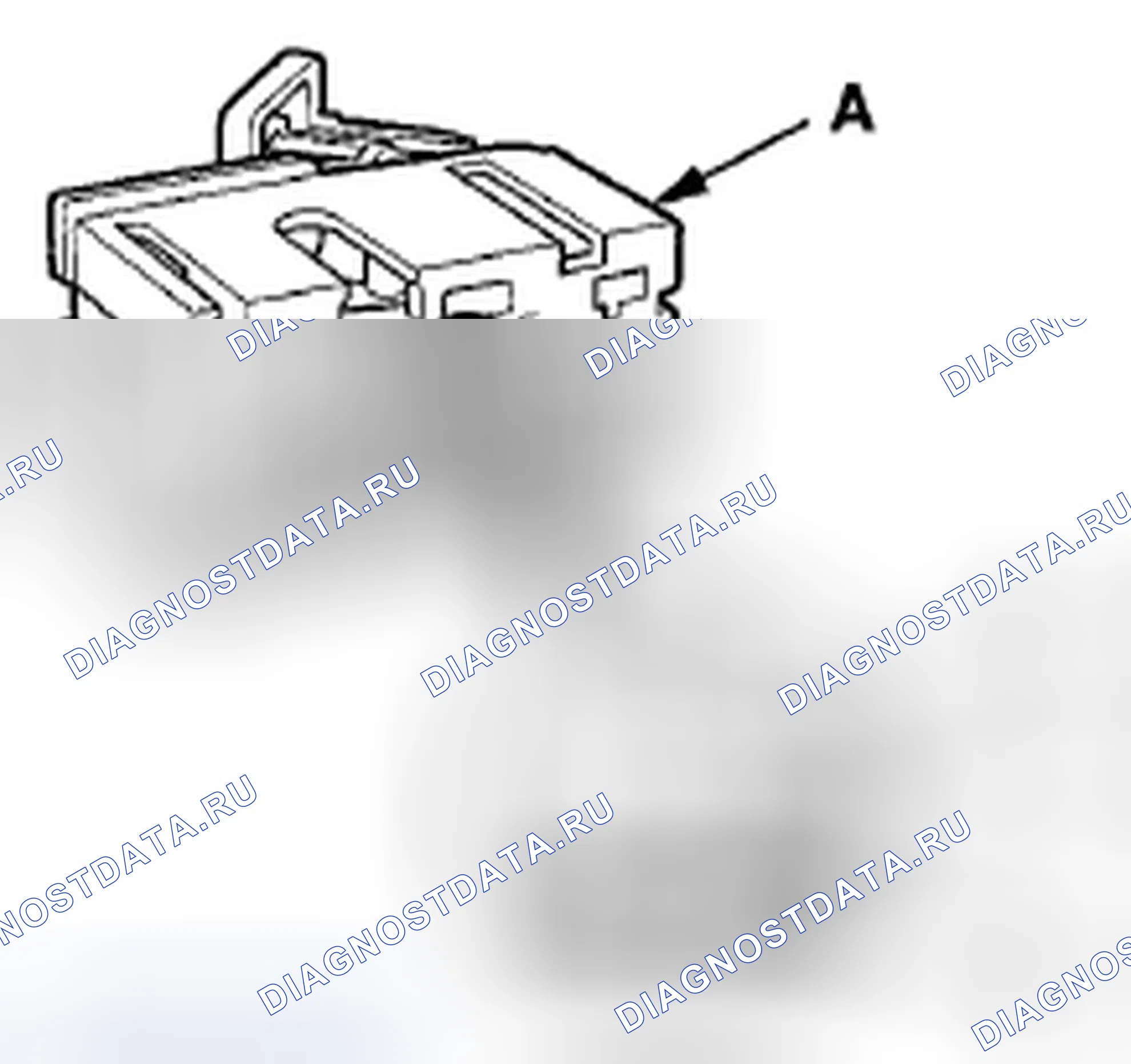 Рис. 220: Разъемы блока SRS. Honda Pilot II