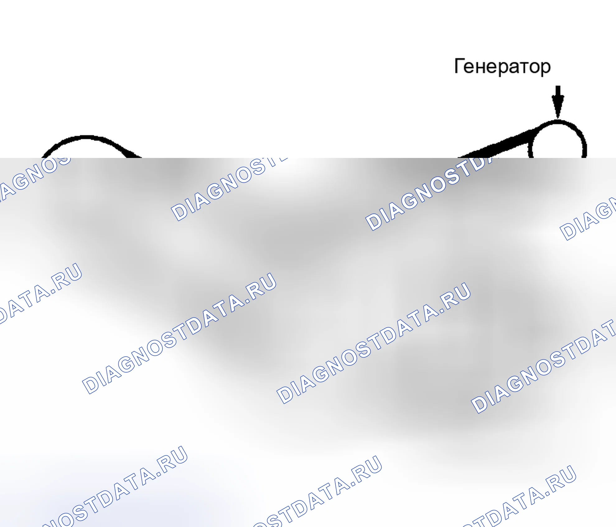 Рис. 2: Прокладка приводного ремня (2.7L). Dodge Stratus II рестайлинг