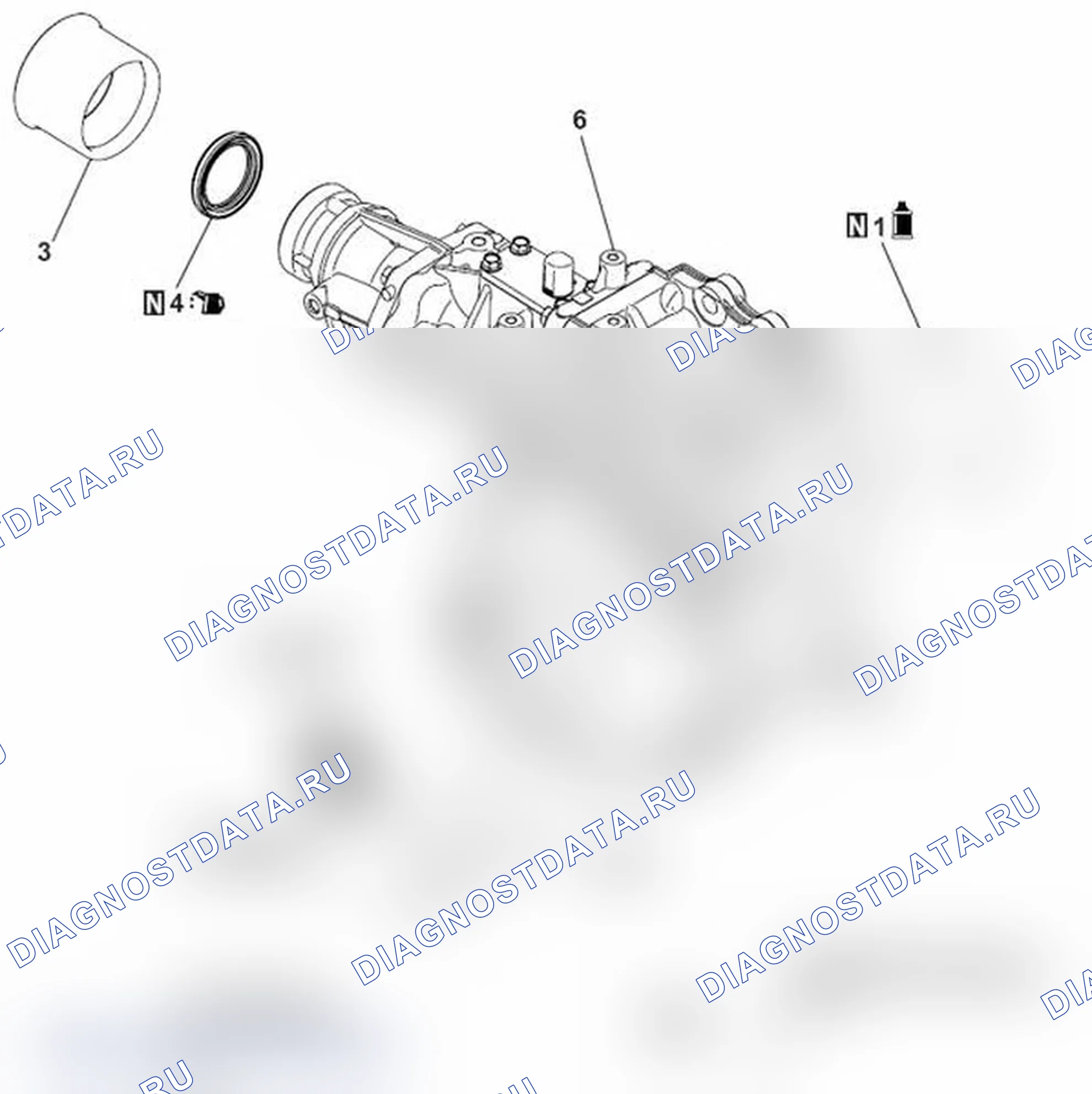 Рис. 154: РАЗБОРКА И СБОРКА. Mitsubishi Lancer Ralliart X рестайлинг