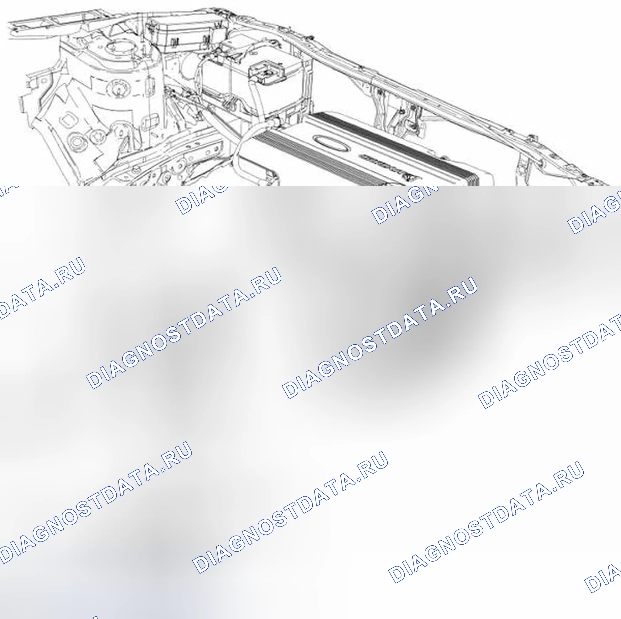 Рис. 589: Аккумуляторная батарея 12 В. Ford Escape I рестайлинг 2