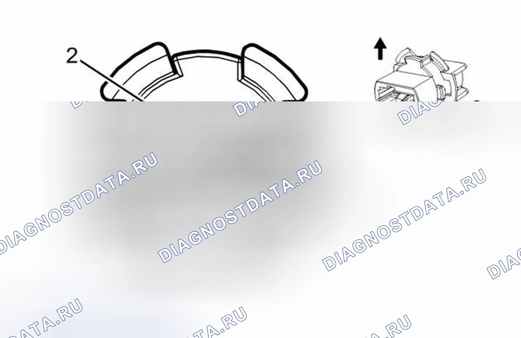 Рис. 244: Хвостовой / стоп-сигнал E5AA - слева. Chevrolet Sonic I