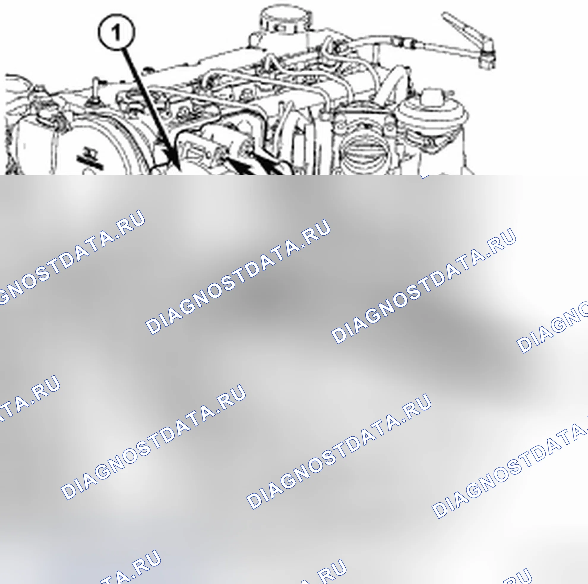 Рис. 27: ДЕМОНТАЖ - 2,8 л ДИЗЕЛЯ. Dodge Nitro I