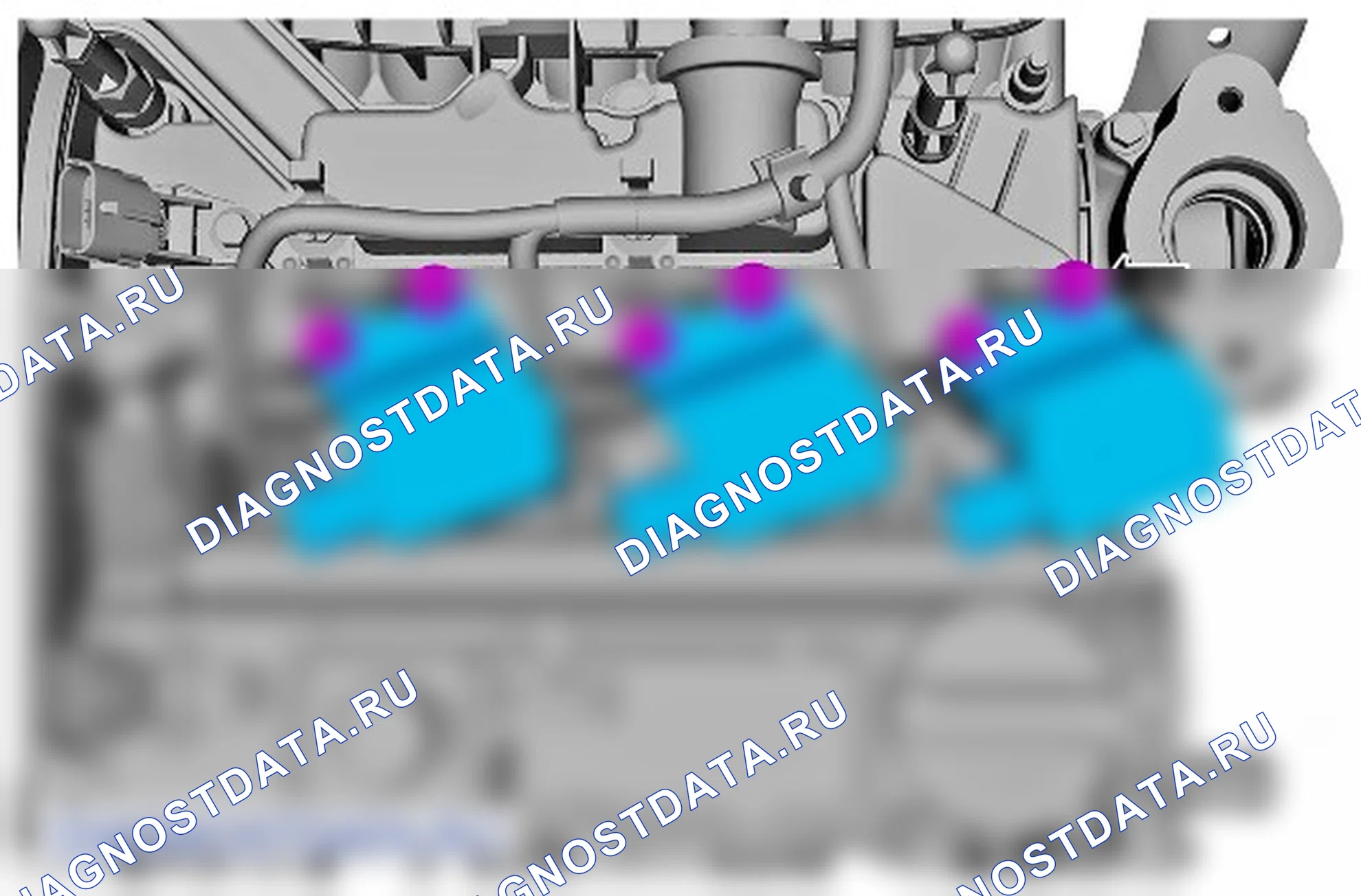 Как снять присоединяемые детали двигателя. Ford Transit Connect II