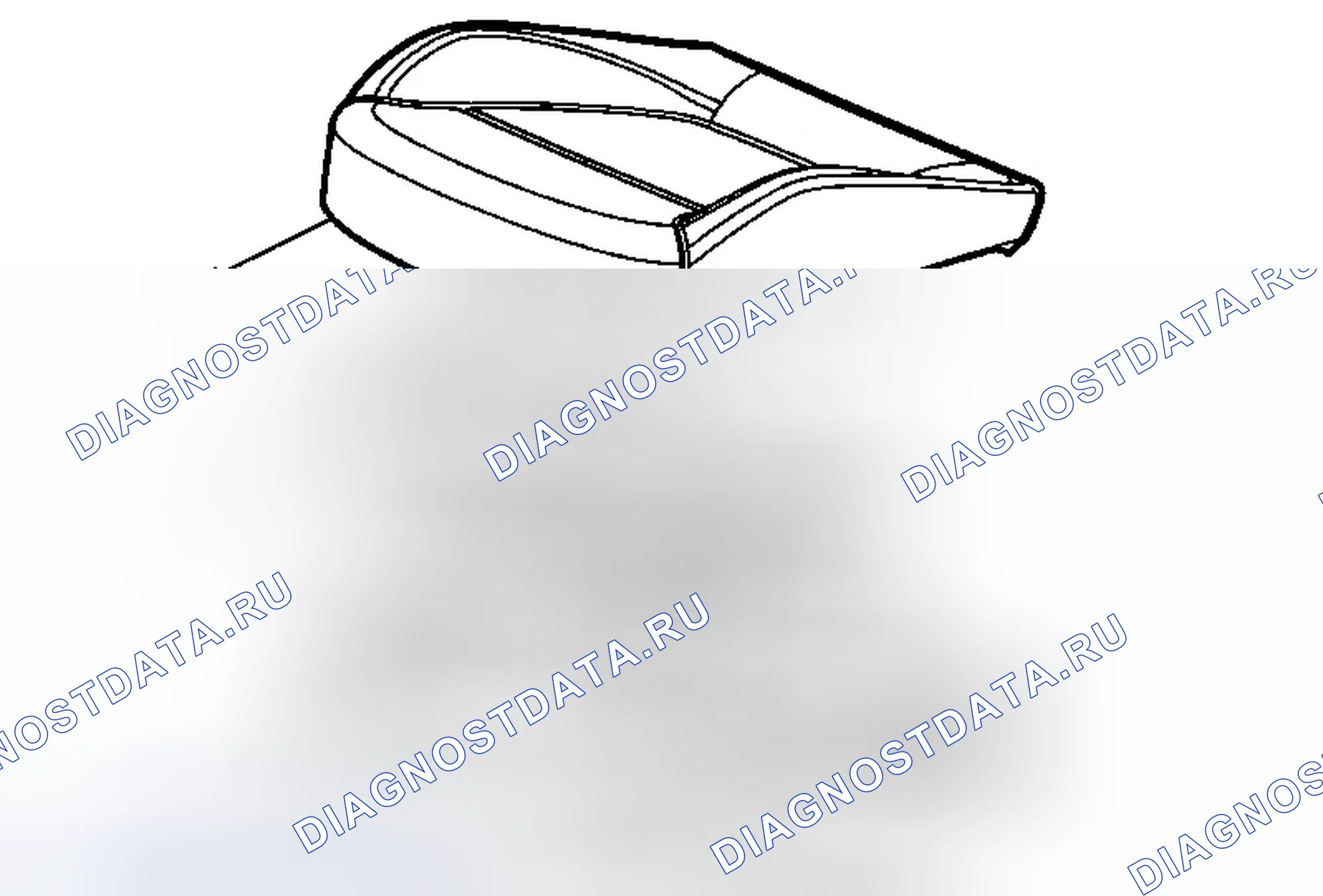 Рис. 49: Замена обогревателя подушки сиденья водителя или пассажира. Chevrolet Malibu VIII рестайлинг