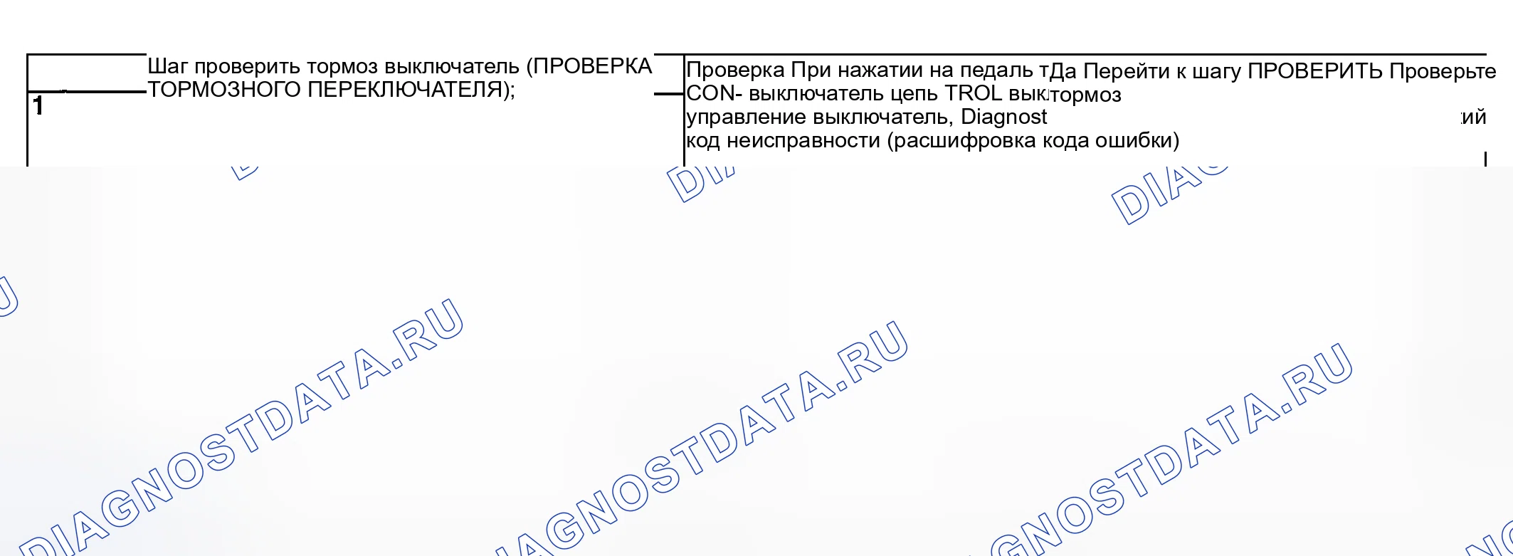 Рис. 669: ПРОВЕРКА ТОРМОЗНОГО ПЕРЕКЛЮЧАТЕЛЯ. Hyundai Creta II