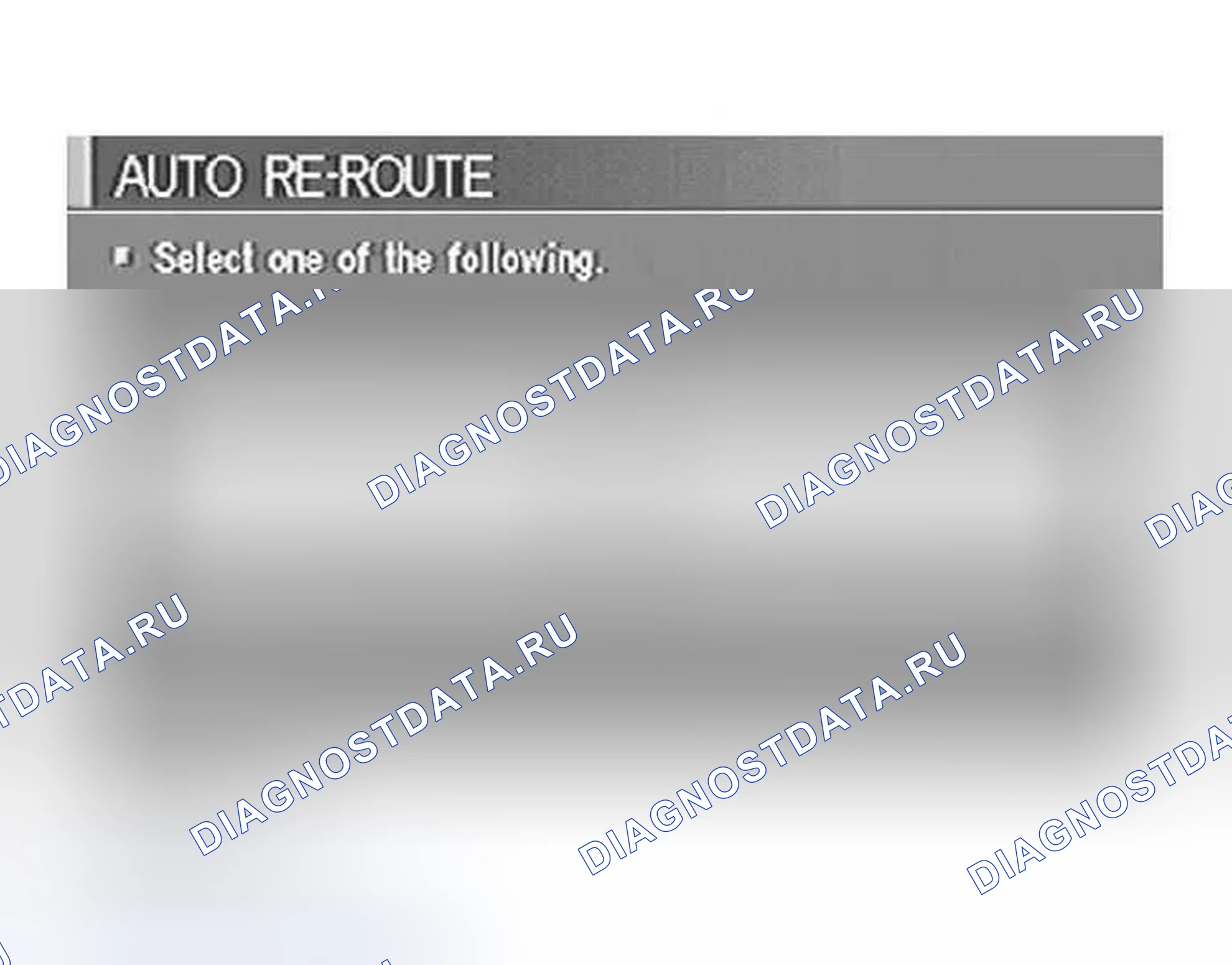 Рис. 183: РЕЖИМ " AUTO RE-ROUTE ". Infiniti QX56 I