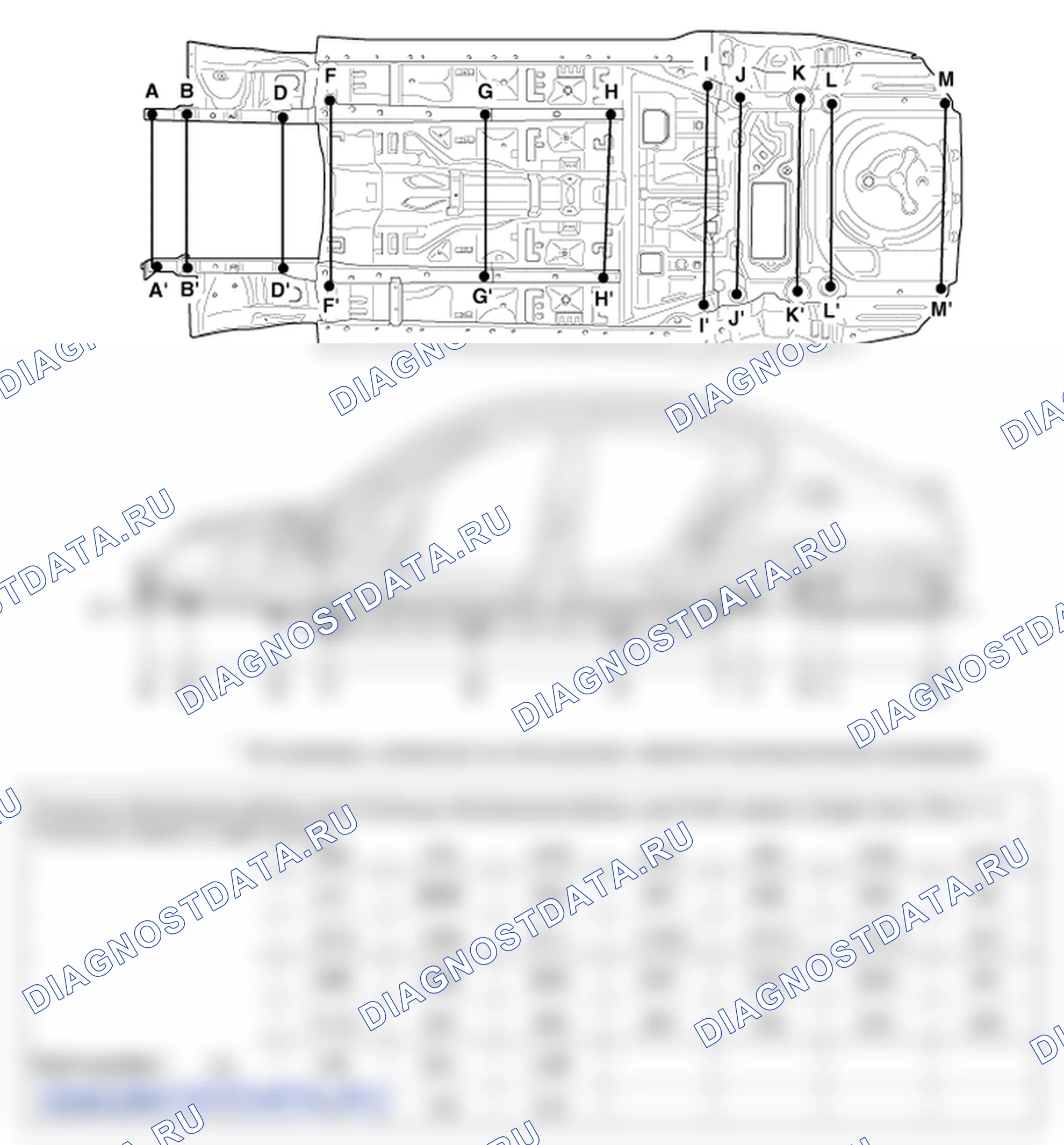 Под кузовом. Hyundai Genesis BH
