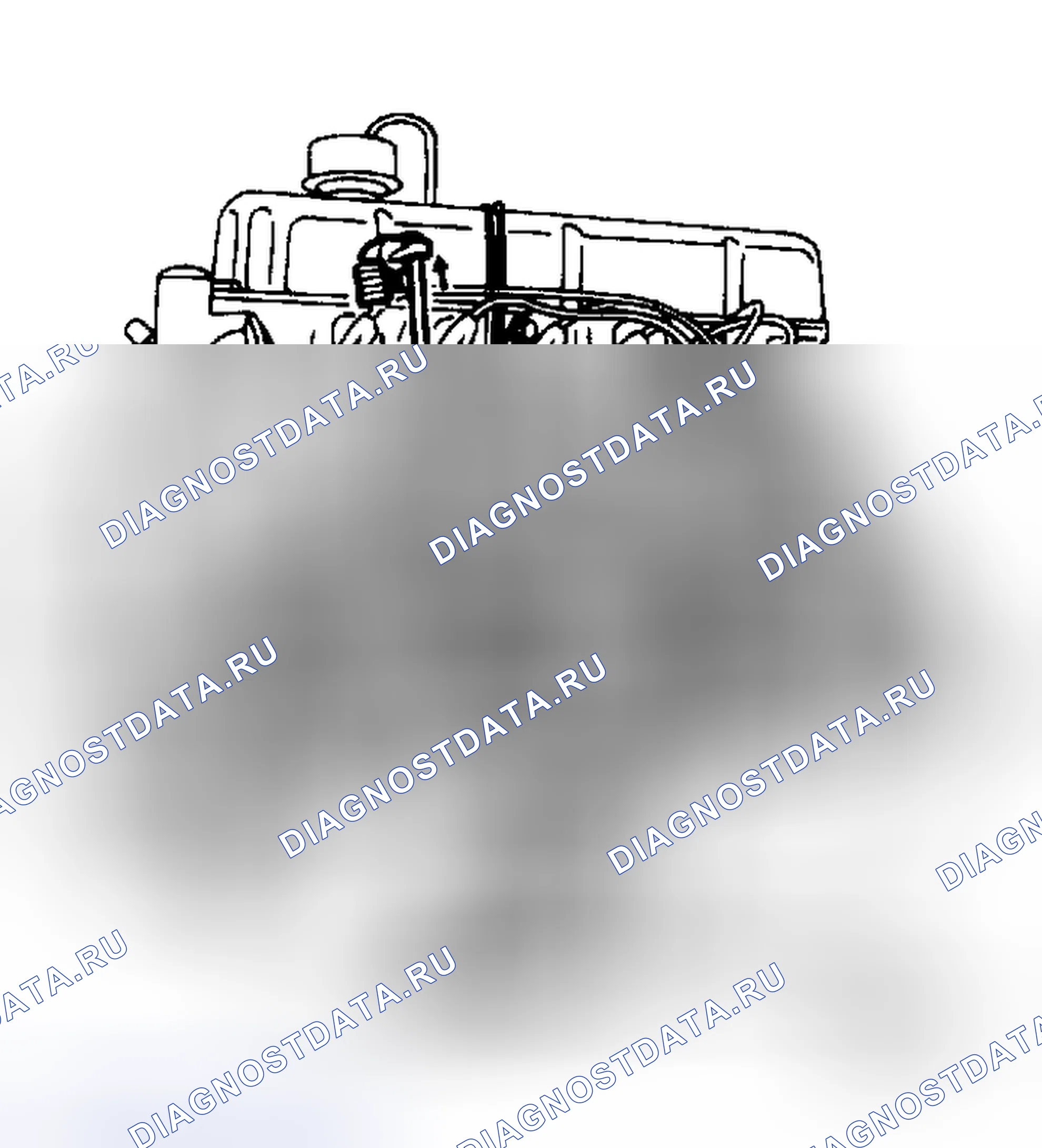 Рис. 20: Система смазки двигателя. Ford Bronco III