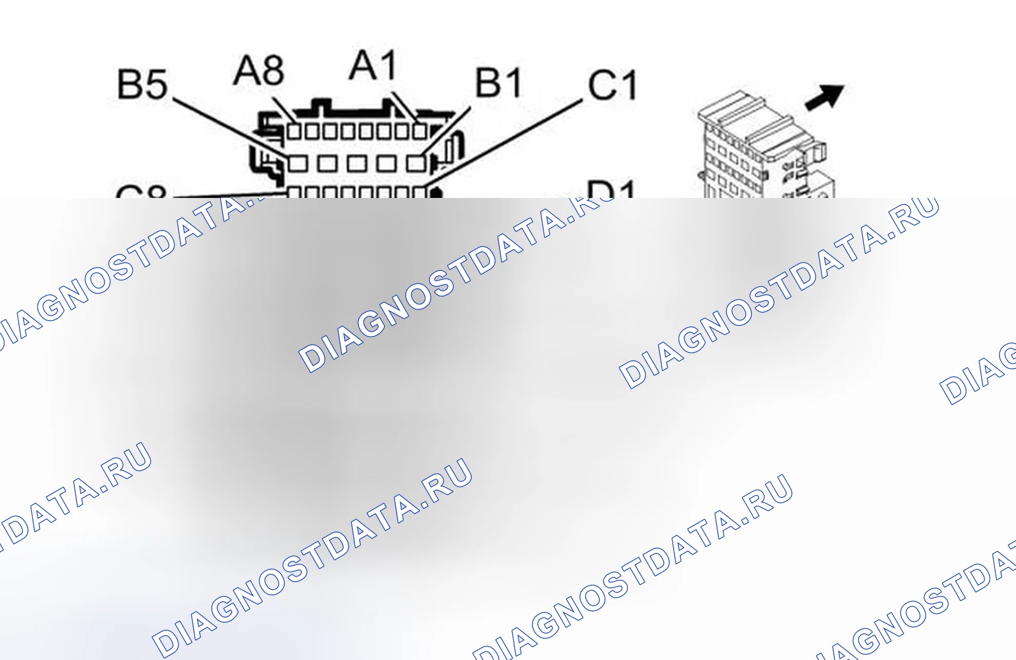 Рис. 7: X50A Блок предохранителей - Underhood X4. Chevrolet Equinox II
