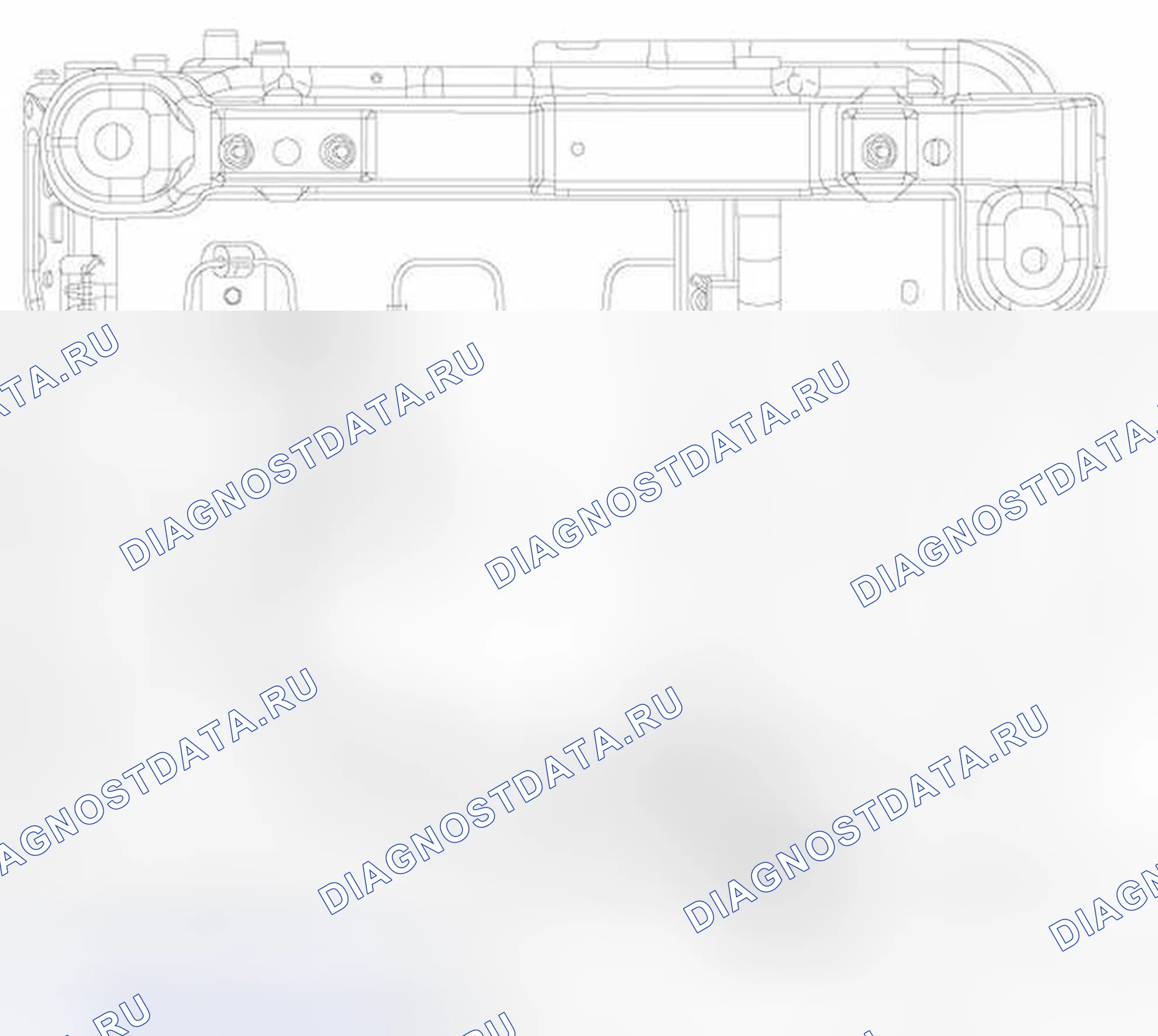 Рис. 489: ТРАССЫ ЭЛЕКТРОЖГУТОВ. Jeep Liberty II