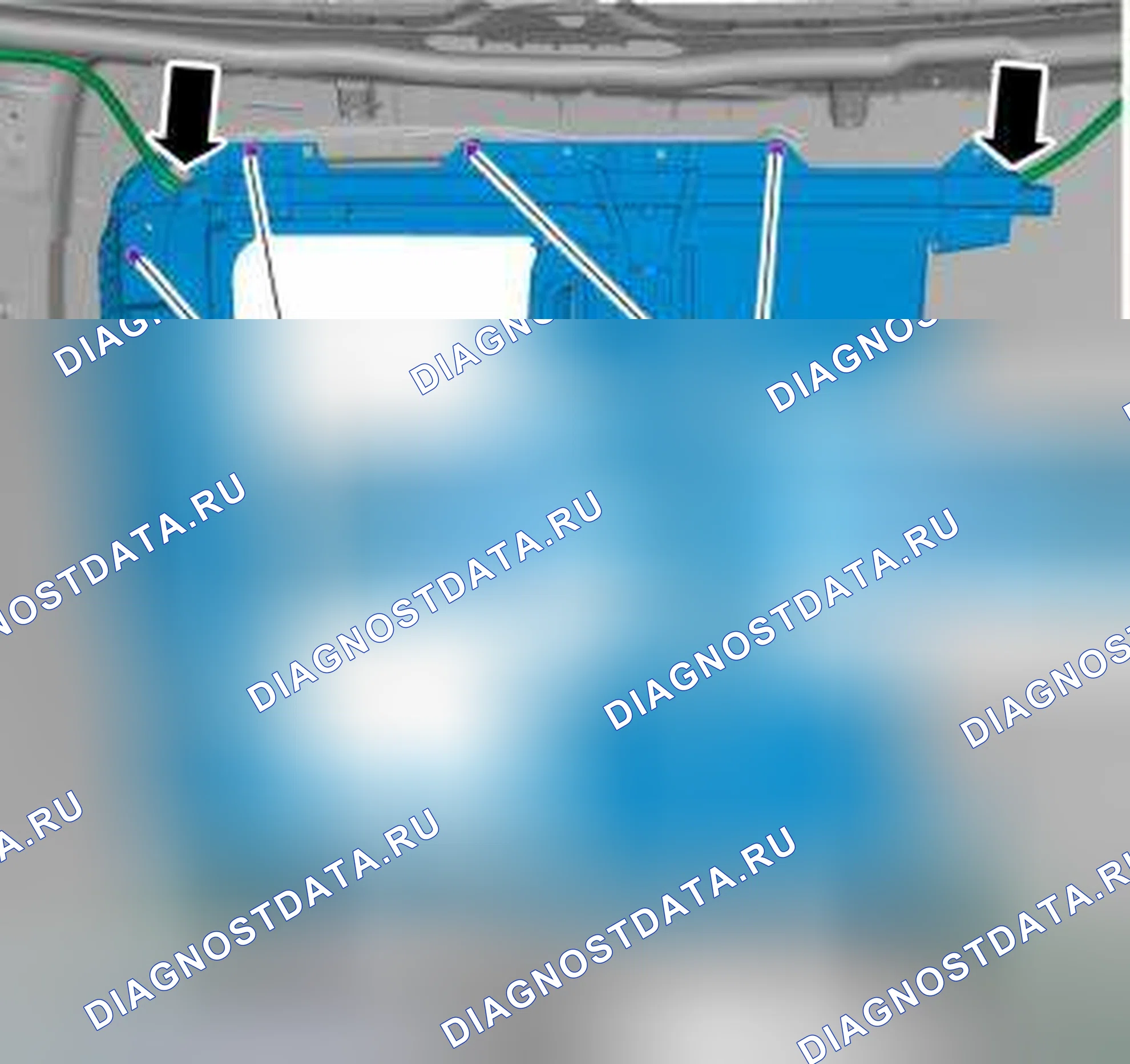 Рис. 64: ДЕМОНТАЖ. Volvo V70 III