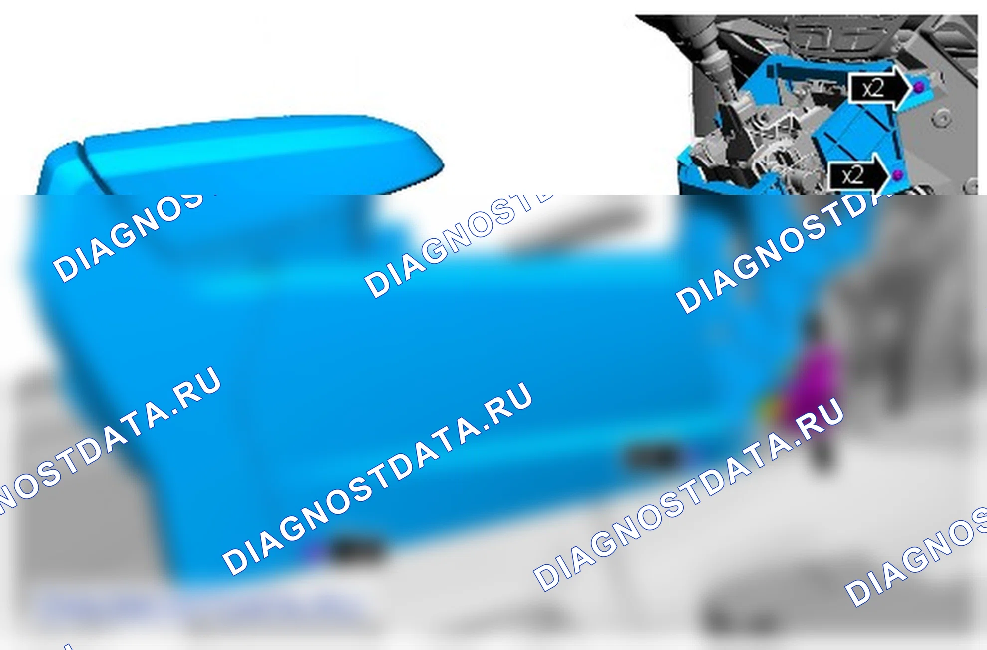 Как снять и установить консоль пола. Ford Grand C-MAX II