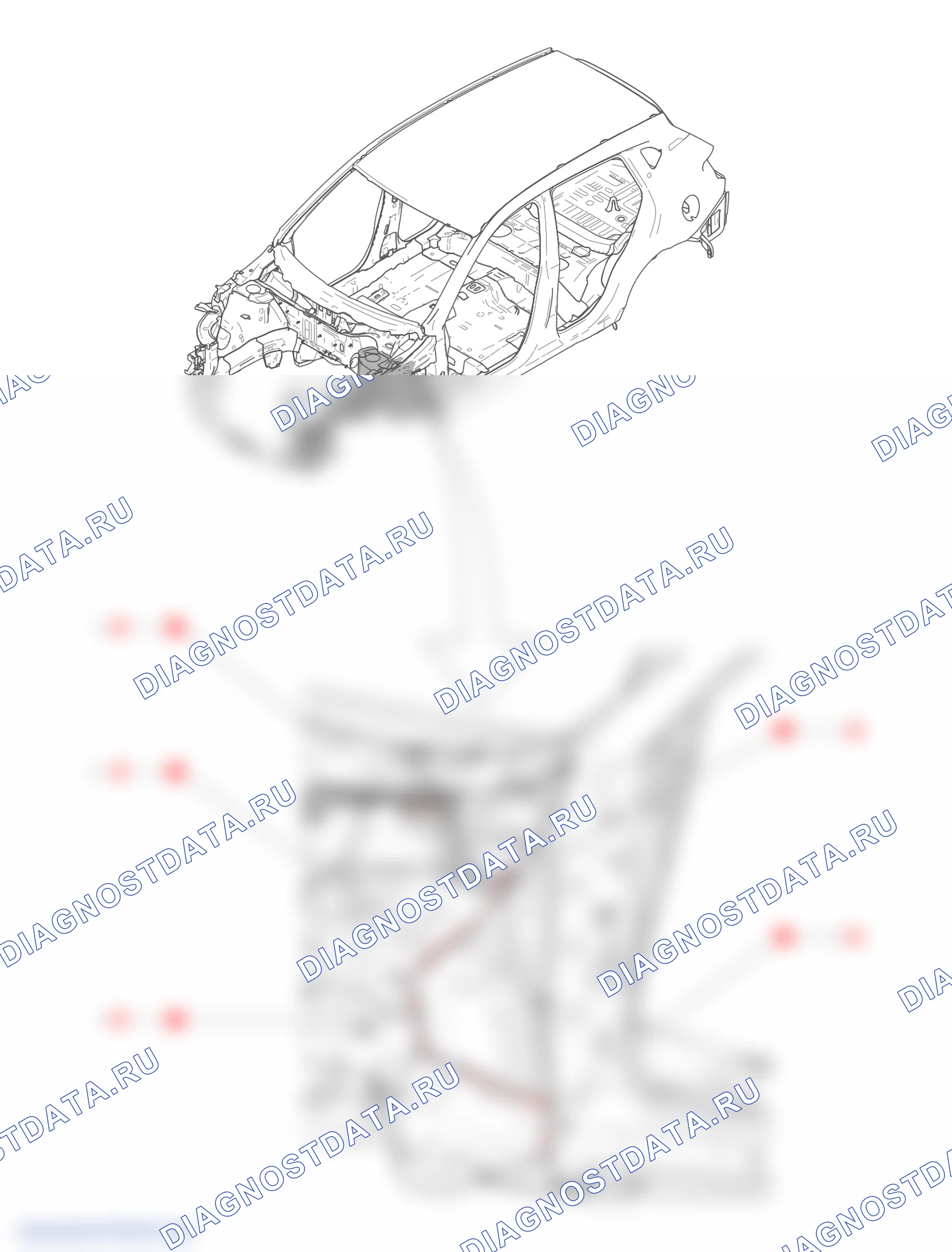Передняя продольная балка — Haval H2. Haval H2 I