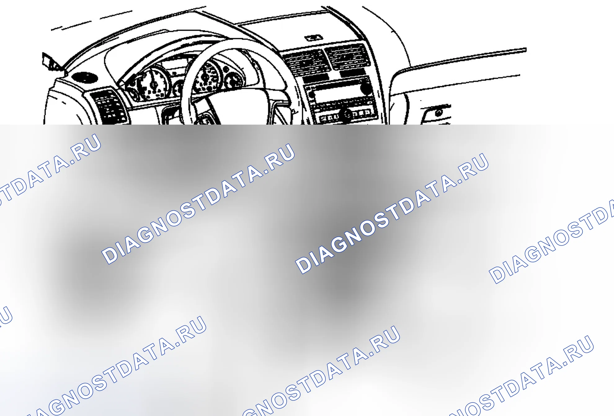Рис. 189: Замена выносной панели консоли переднего этажа - левая сторона (Acadia). Chevrolet Traverse I