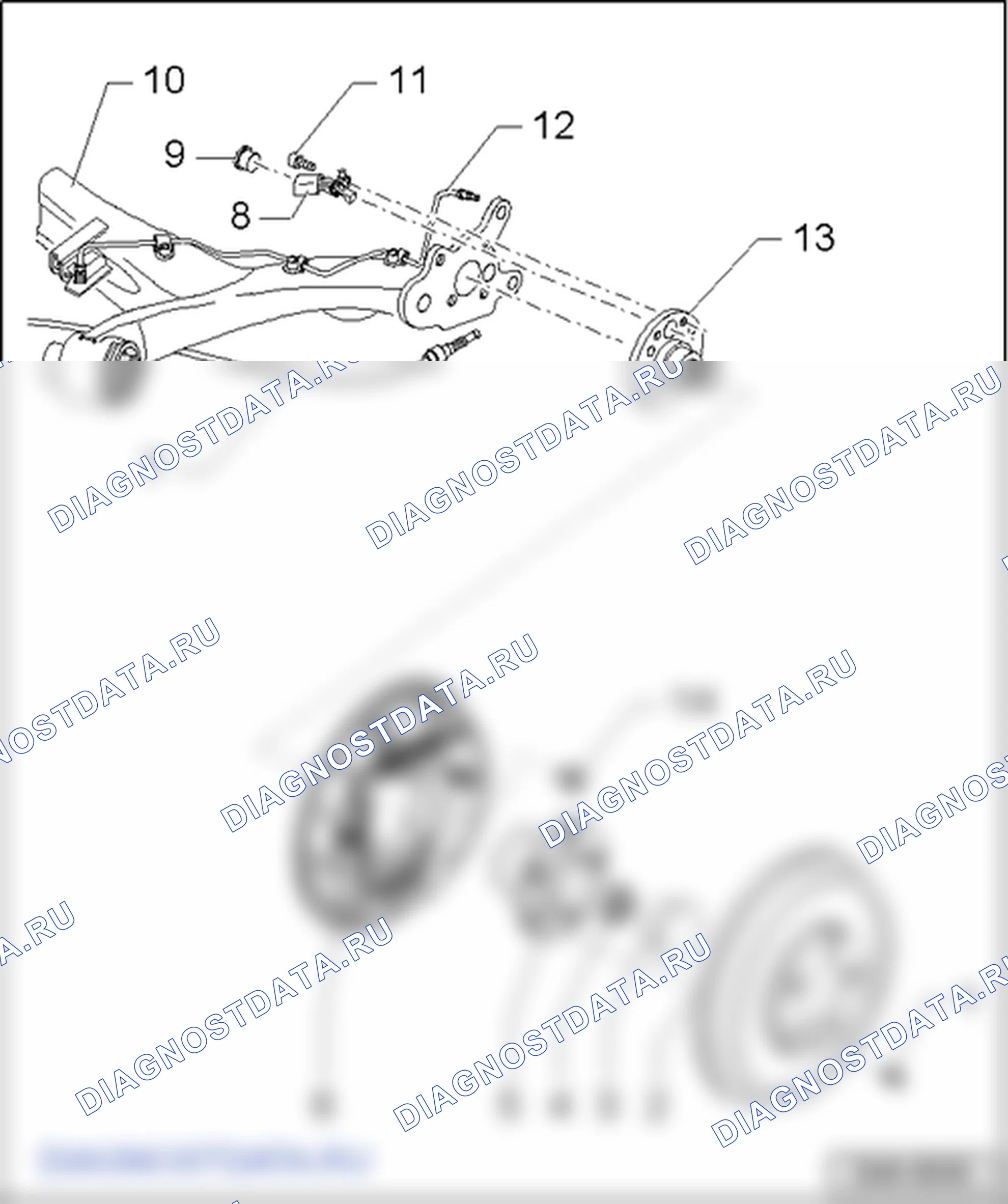 Задние тормоза. SEAT Ibiza IV
