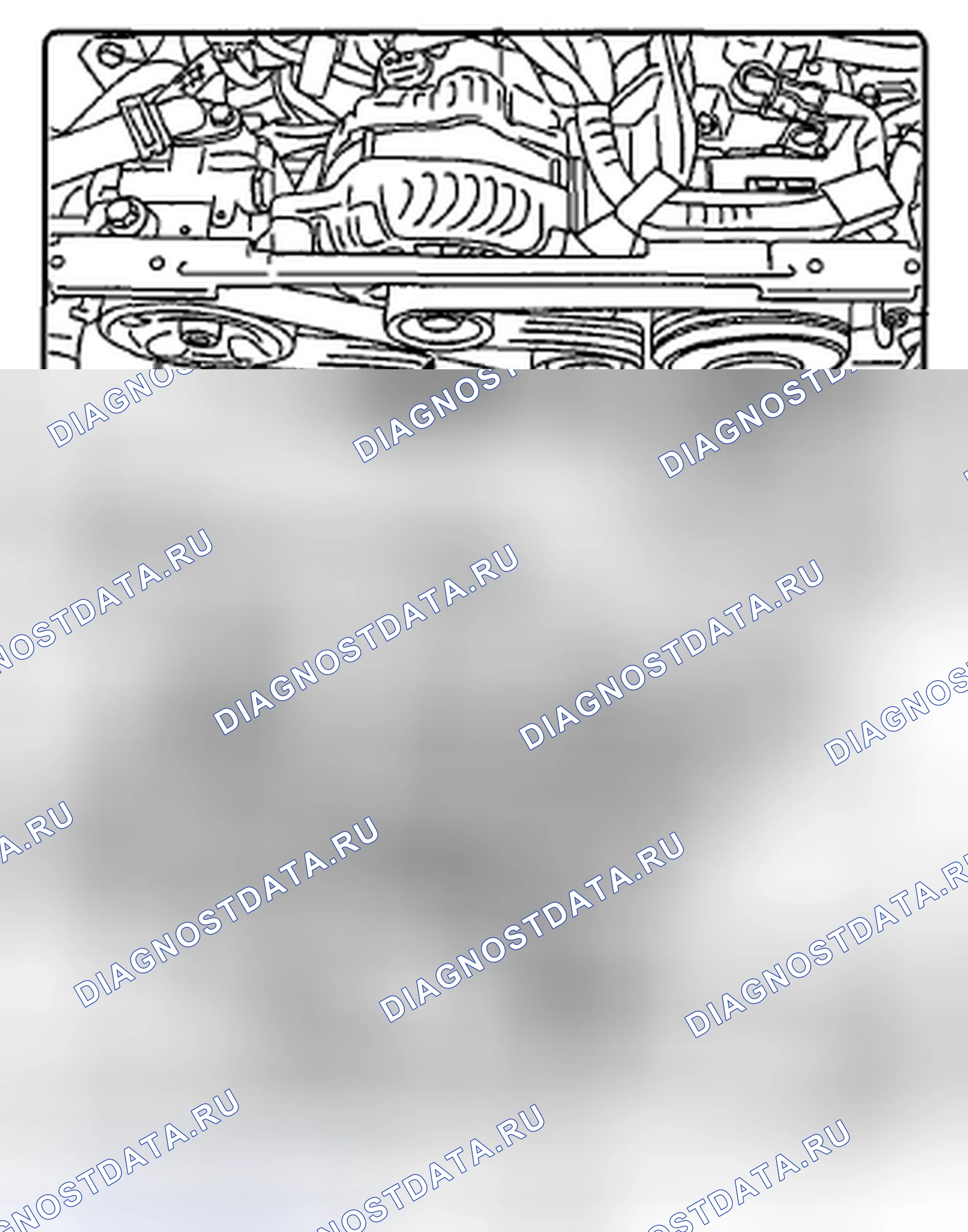 Рис. 318: КЛИНОВОЙ РЕМЕНЬ. Subaru Legacy BM/BR