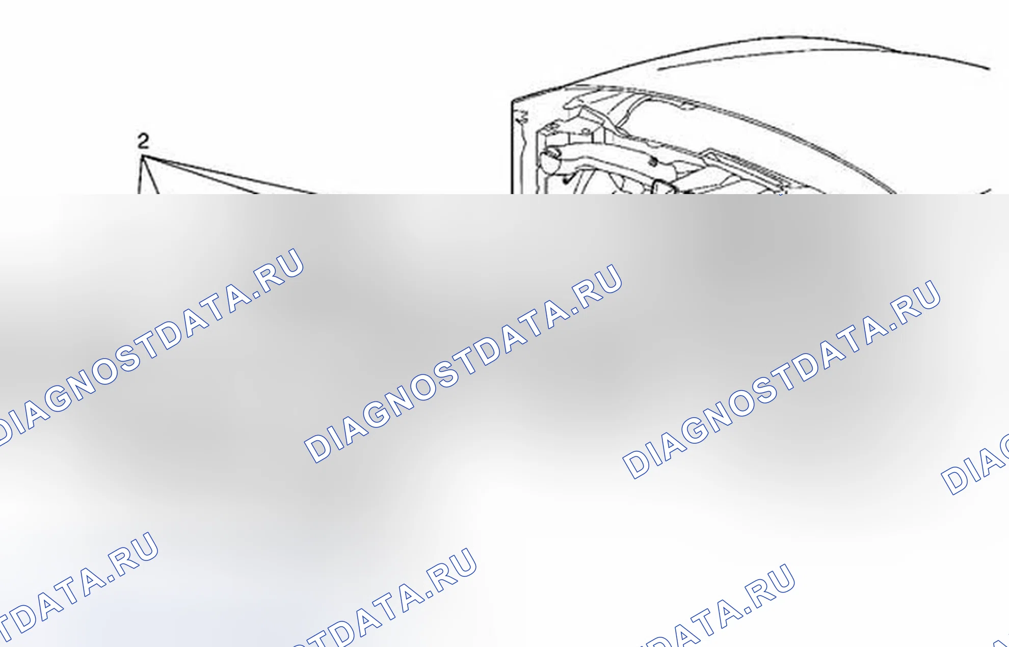 Рис. 35: Замена подушечек - приборная панель (I/P). Buick LaCrosse I
