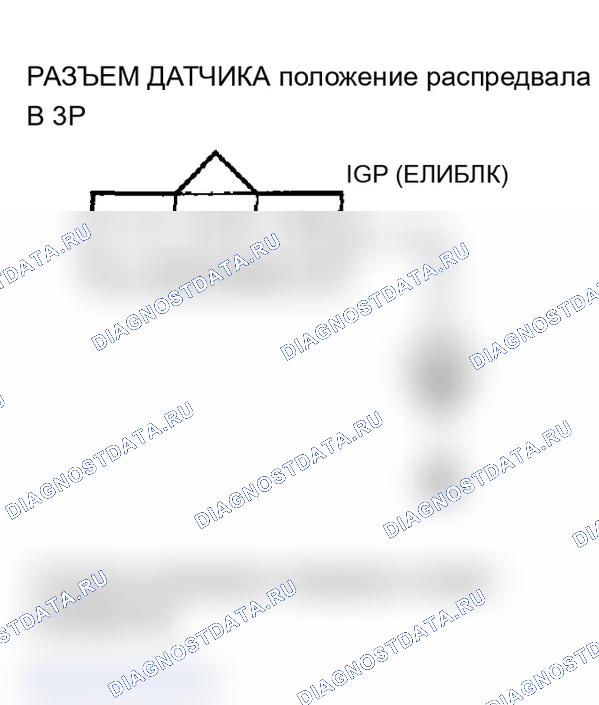 Рис. 142: расшифровка кода ошибки P0365, P0369, P1361, P1362: положение распредвала датчик B No сигнал (2004 модель); Прерывистая цепь датчика положение распредвала B. Acura RSX I