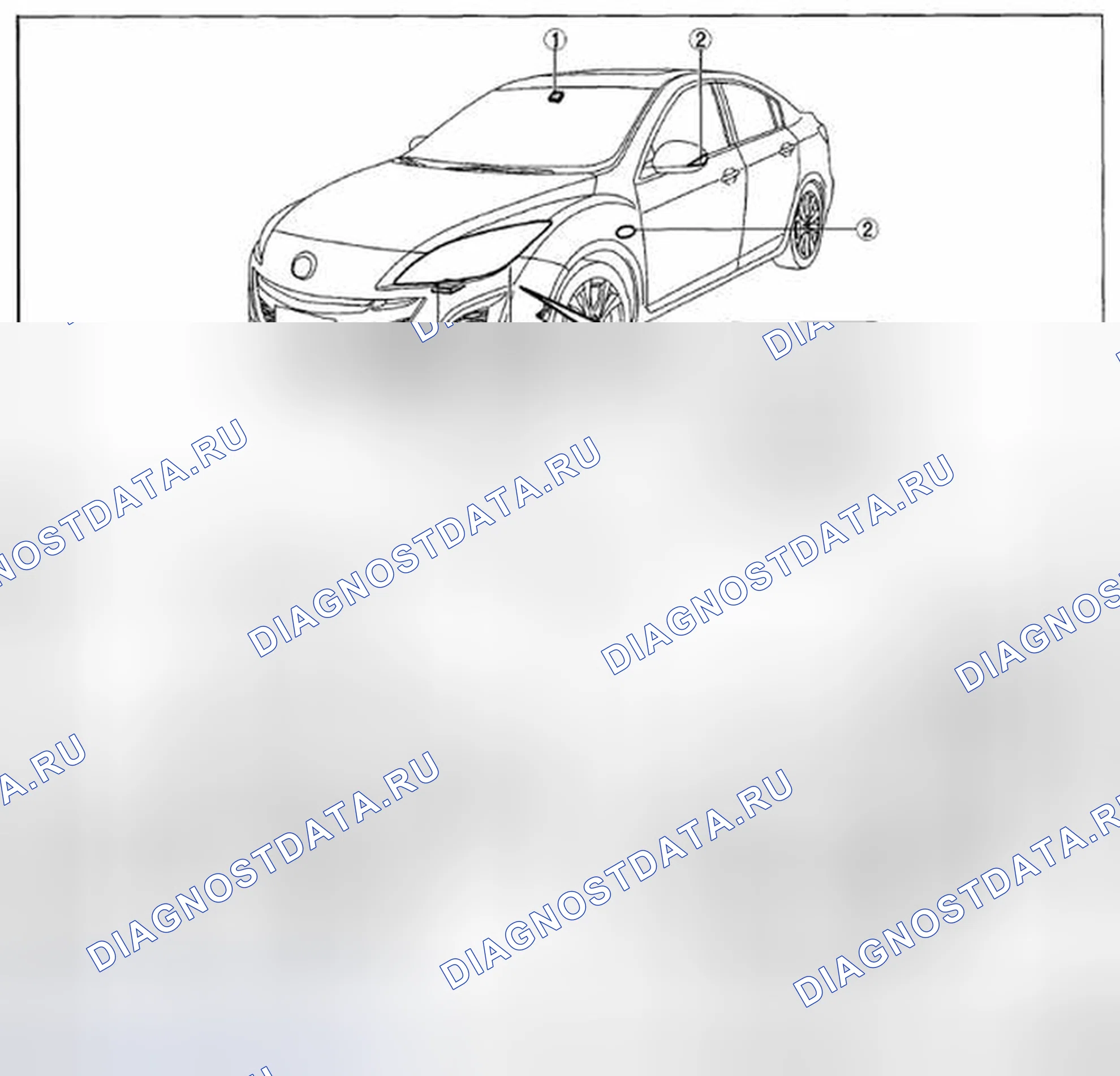 Рис. 1: ИНДЕКС МЕСТОПОЛОЖЕНИЯ СИСТЕМ ОСВЕЩЕНИЯ. Honda CR-V IV рестайлинг