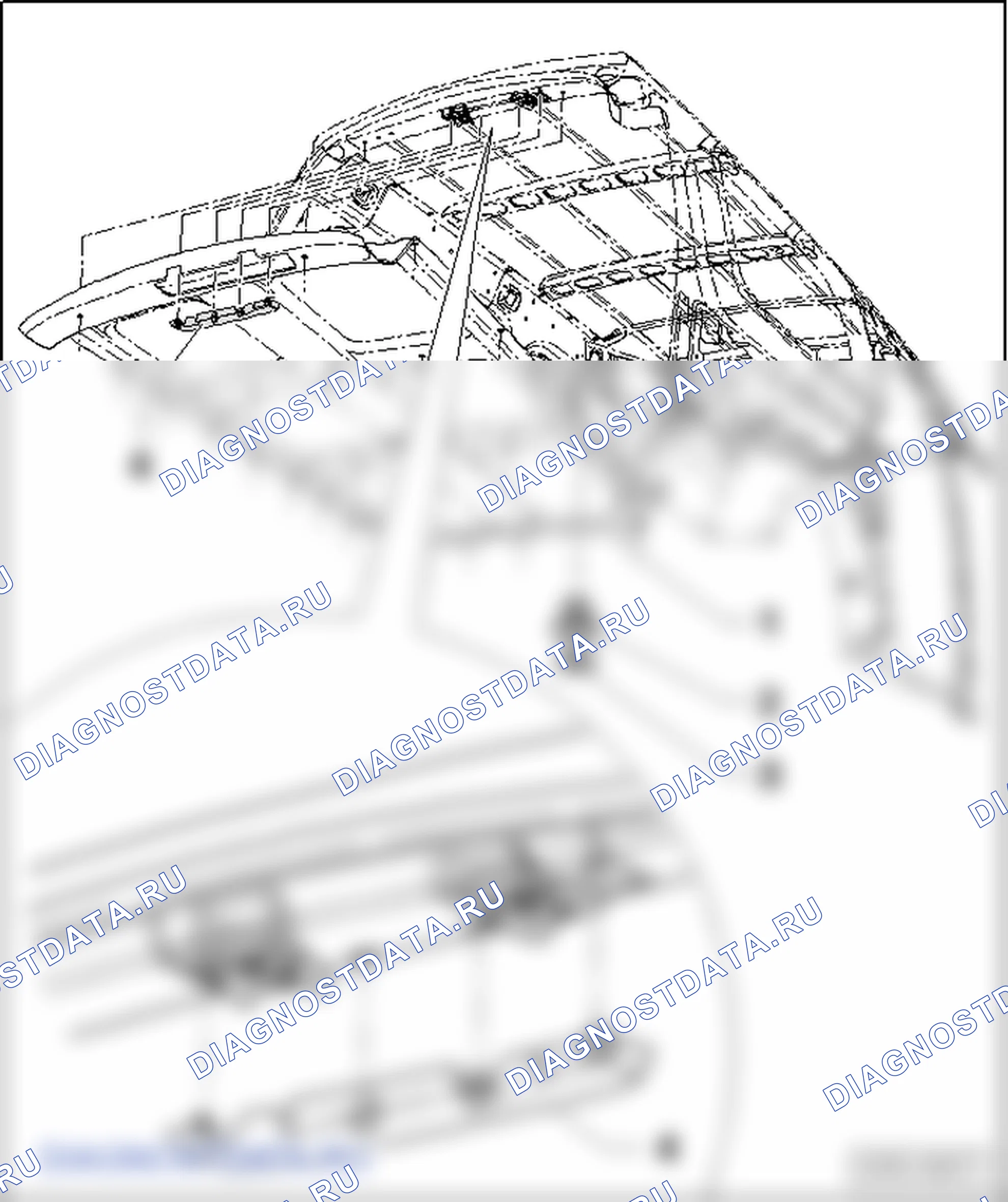 Облицовки потолка. Volkswagen Caddy Iii