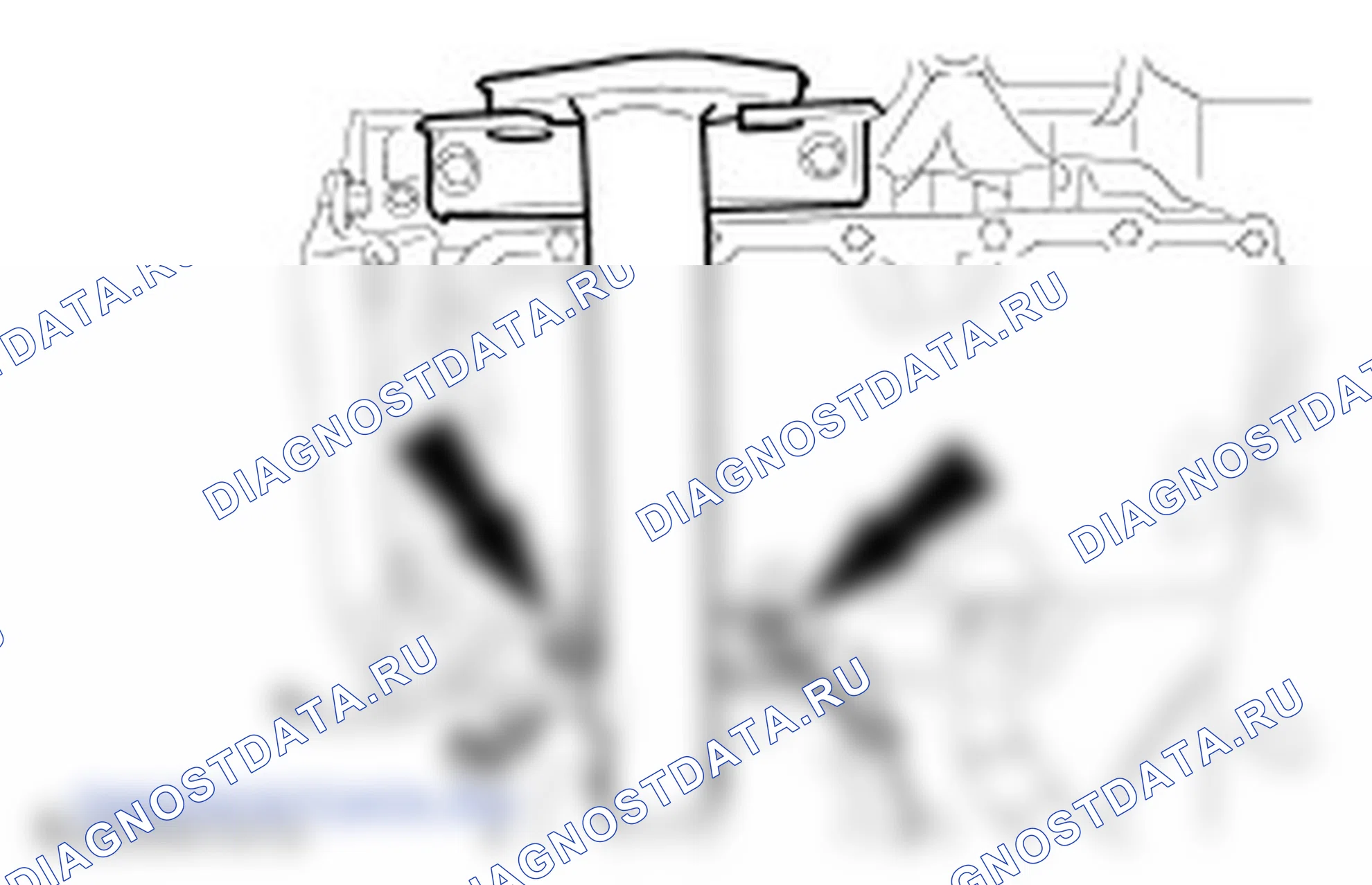 Разборка двигателя. Ford Transit Connect I