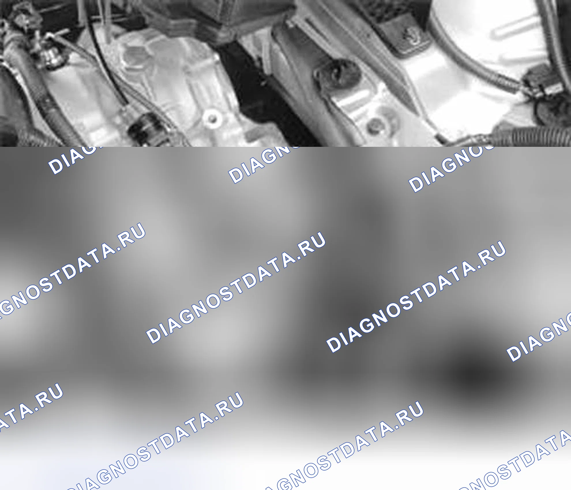 Рис. 302: Снятие кабеля и разъема селектора передач. Volvo S60 I