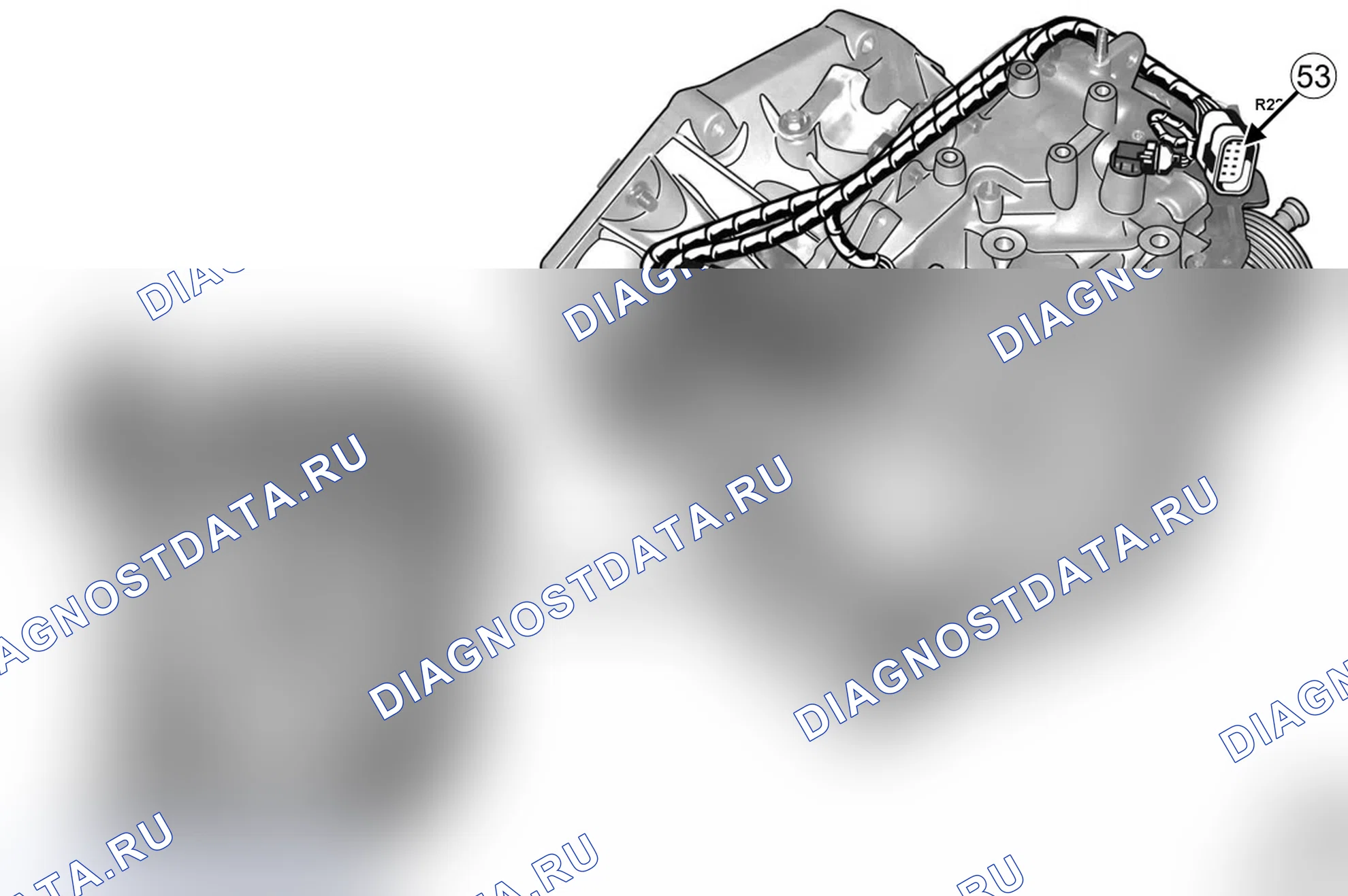 Как снять и установить жгут проводов двигателя — двигатель M9R (2.0 dCi дизель). Renault Megane III