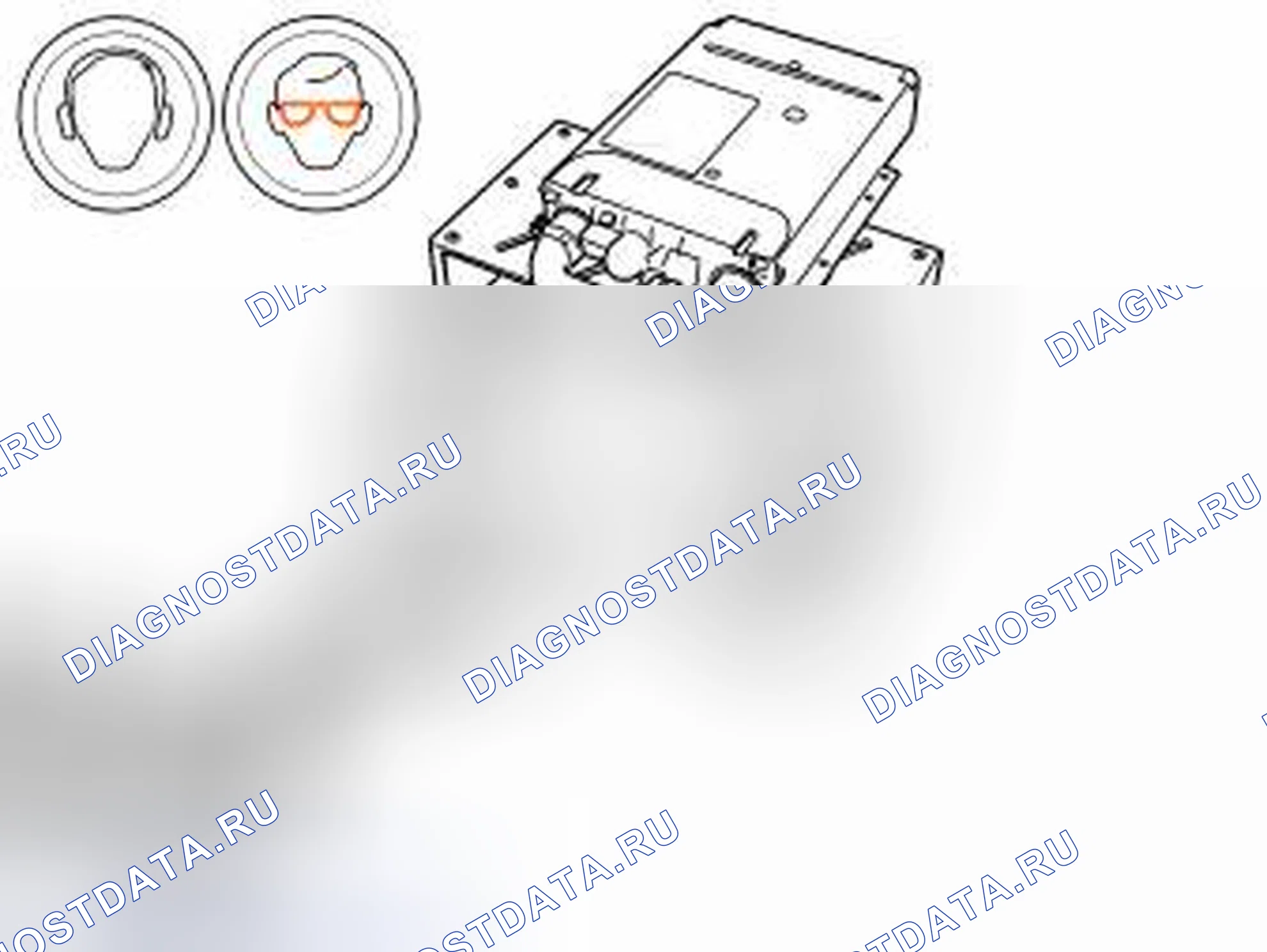 Рис. 53: ПОДКЛЮЧЕНИЕ КАБЕЛЕЙ К РУЛОННОЙ ШИНЕ (ROPS). Volvo S40 II