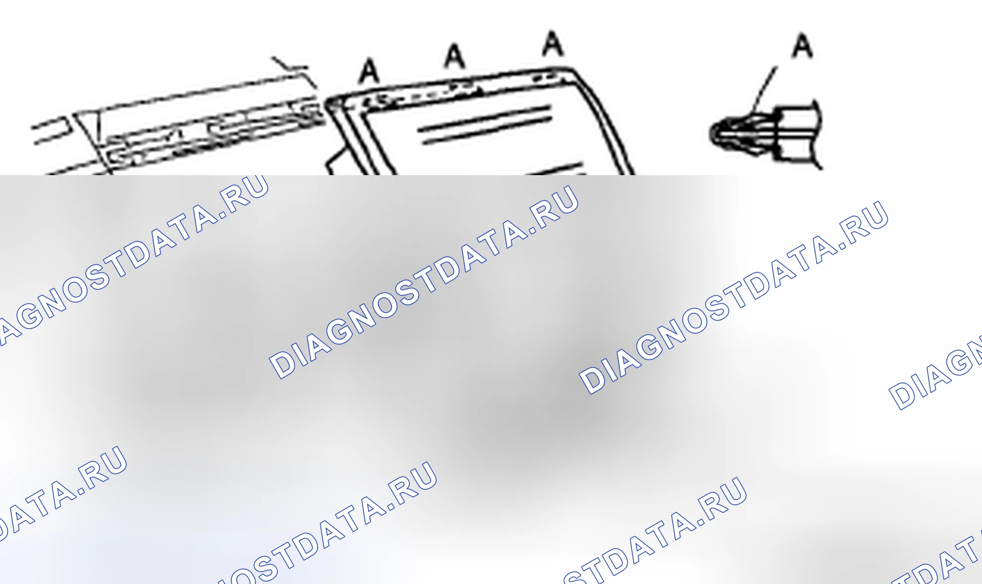 Рис. 34: СНЯТИЕ / УСТАНОВКА ЦЕНТРАЛЬНОЙ ПАНЕЛИ. Mazda 5 I рестайлинг