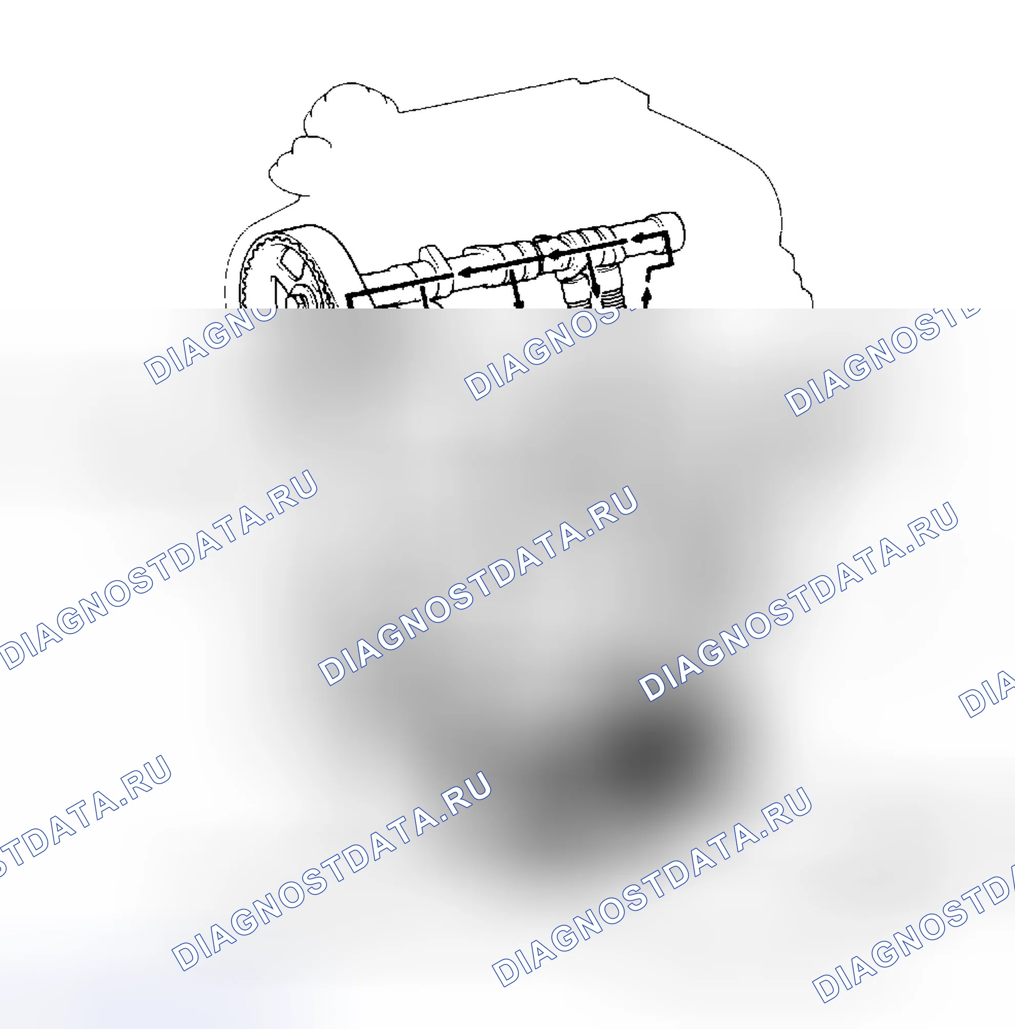 Рис. 37: НОРМАЛЬНОЕ ДАВЛЕНИЕ МАСЛА. Toyota 4Runner II