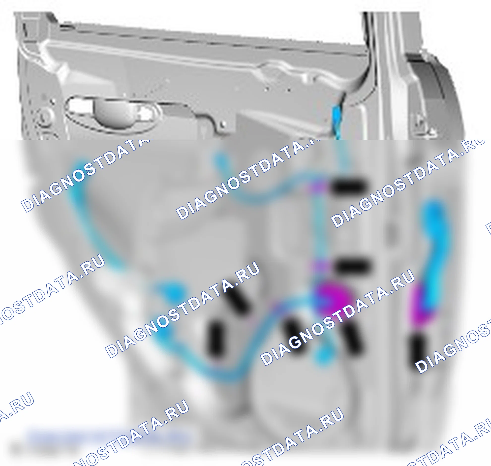 Разборка и сборка задней двери. Ford Grand C-MAX II