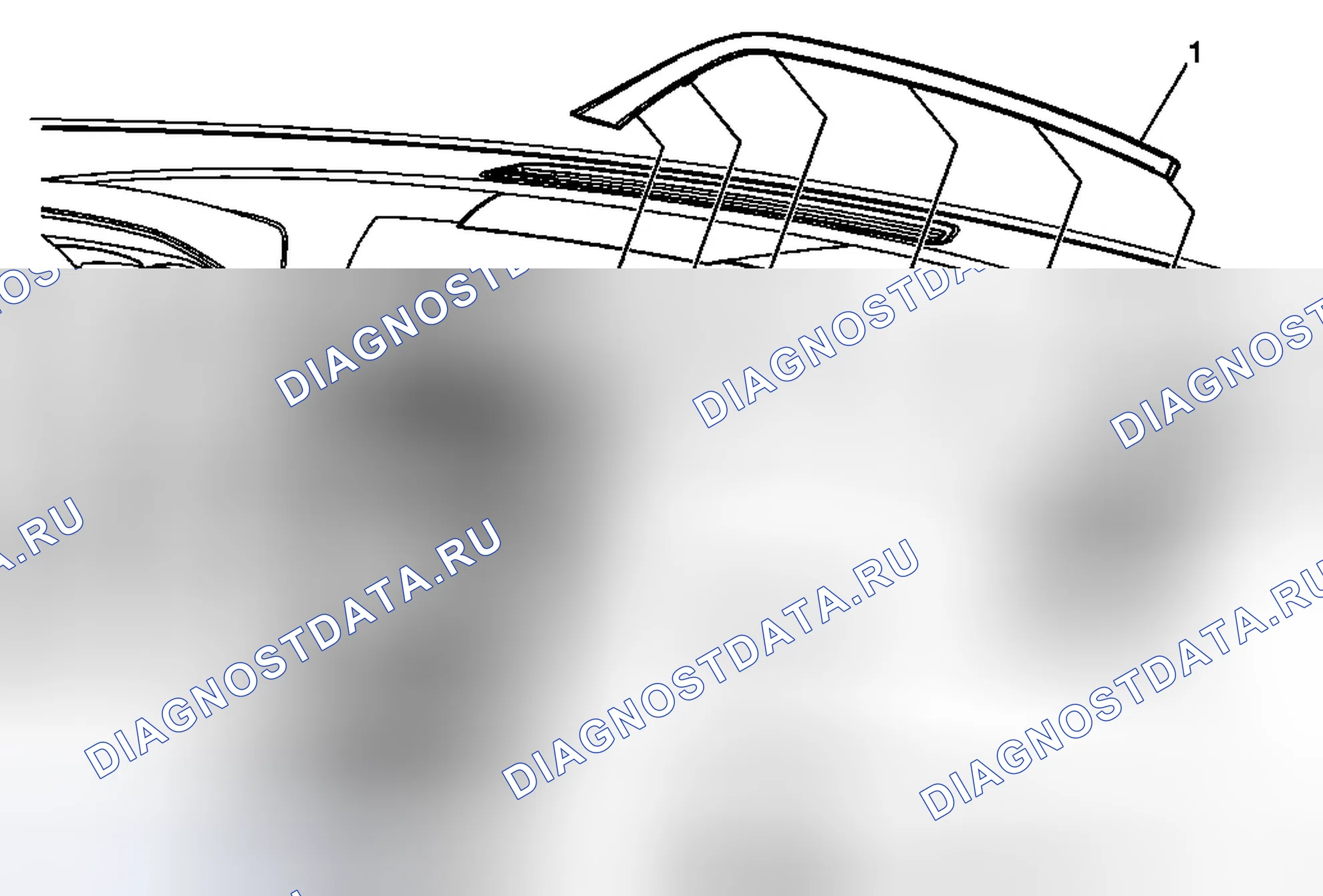 Рис. 128: Замена обрезной пластины приборной панели - правая сторона (траверса). Chevrolet Traverse I