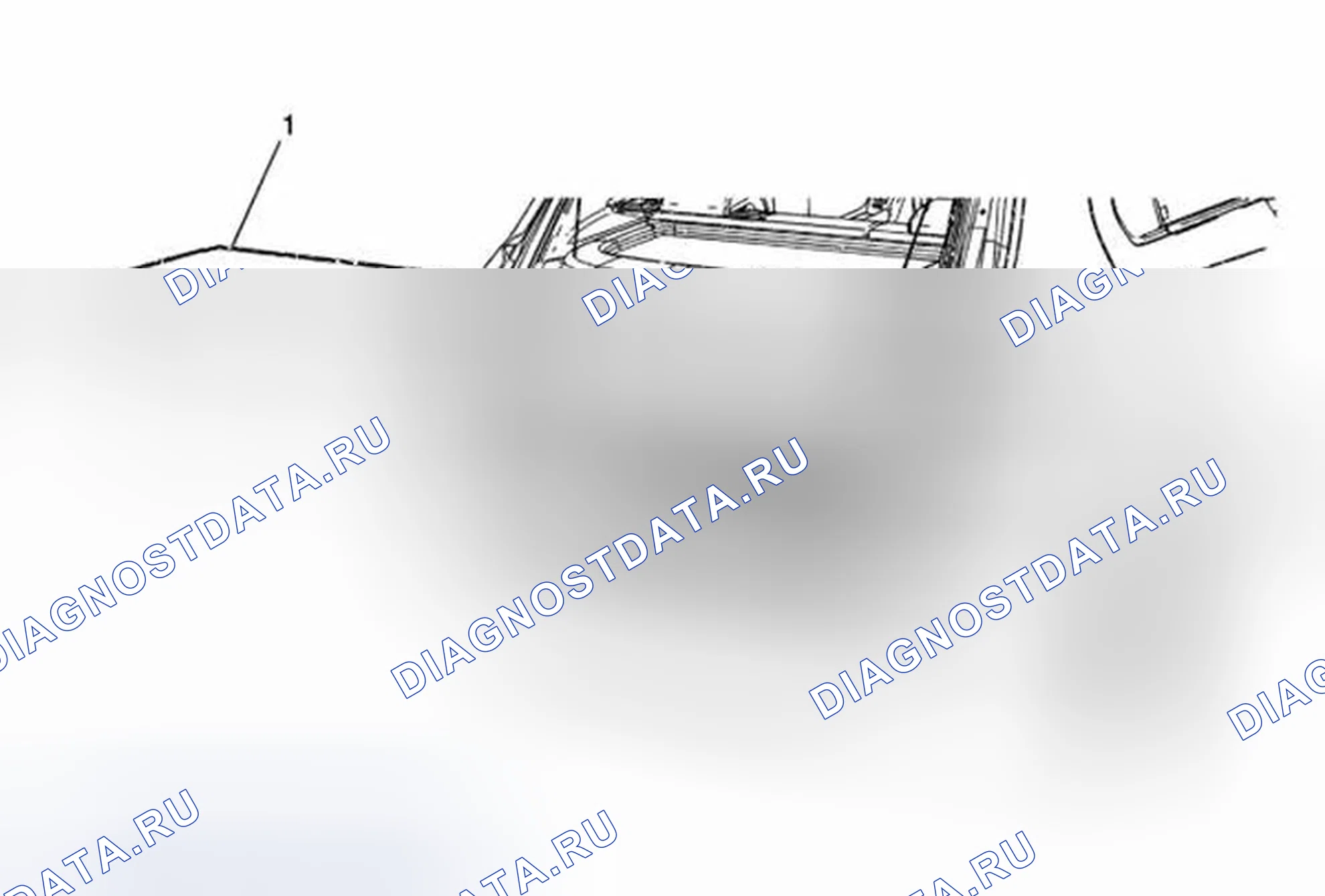 Рис. 6: Замена крышки отсека укладки грузового пола (Trax). Buick Encore I