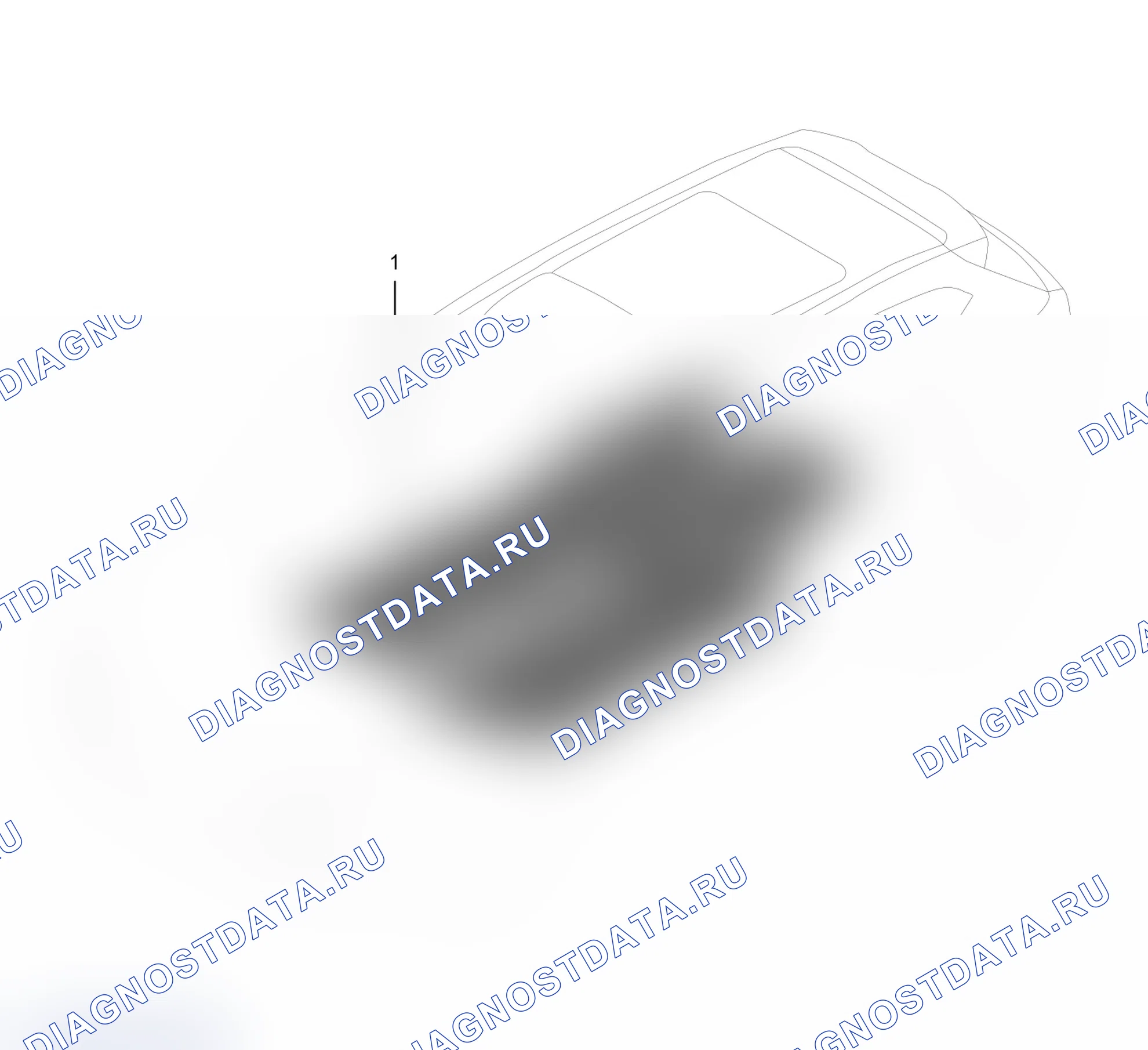 Схема расположения ковров — Haval H6. Haval H6 III